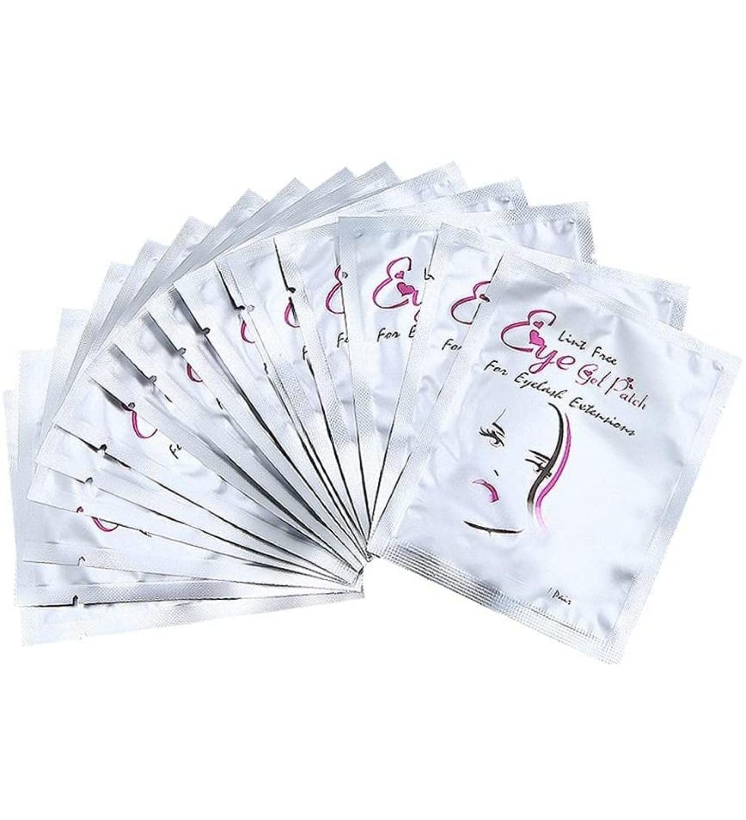 Eye Gel Pads - 50 Pairs of Eyelash Lash Extension Under Eye Gel Pads Lint Eye Patches Beauty Mask Tool Makeup for Pro Salon and Individual - Buy Online on GoSupps.com