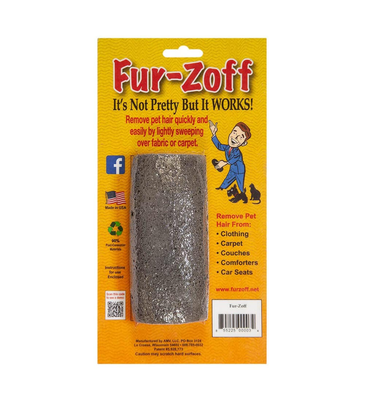 Fur-Zoff Pet Hair Remover - Ideal for Removing Pet Hair Easily (00003) - Buy Online on GoSupps.com