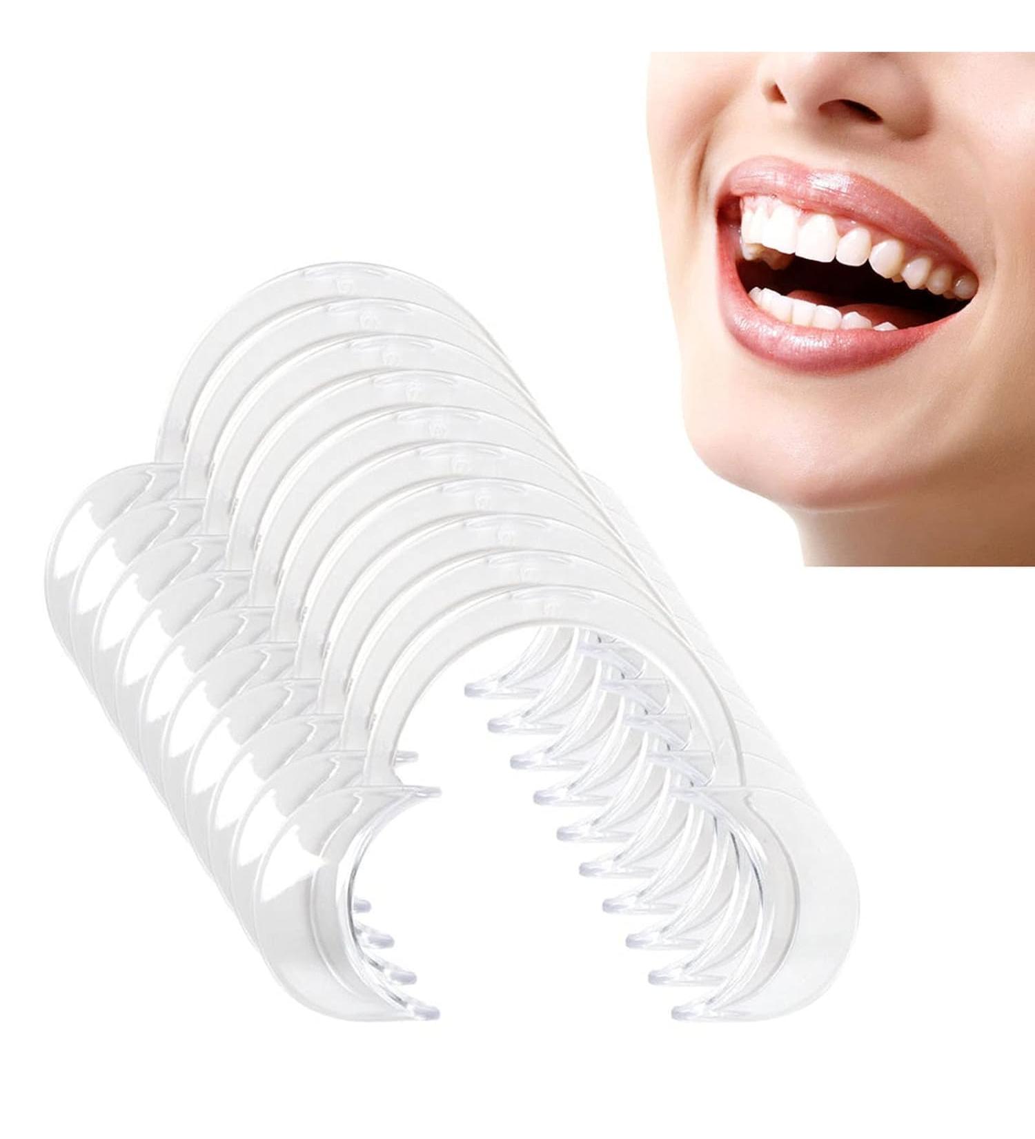 Latrate 12-Piece Disposable Dental C-Shape Openers | Extender Retractor for Oral Inspection & Teeth Whitening | Transparent Mouth Tools for Family Games - Buy Online on GoSupps.com