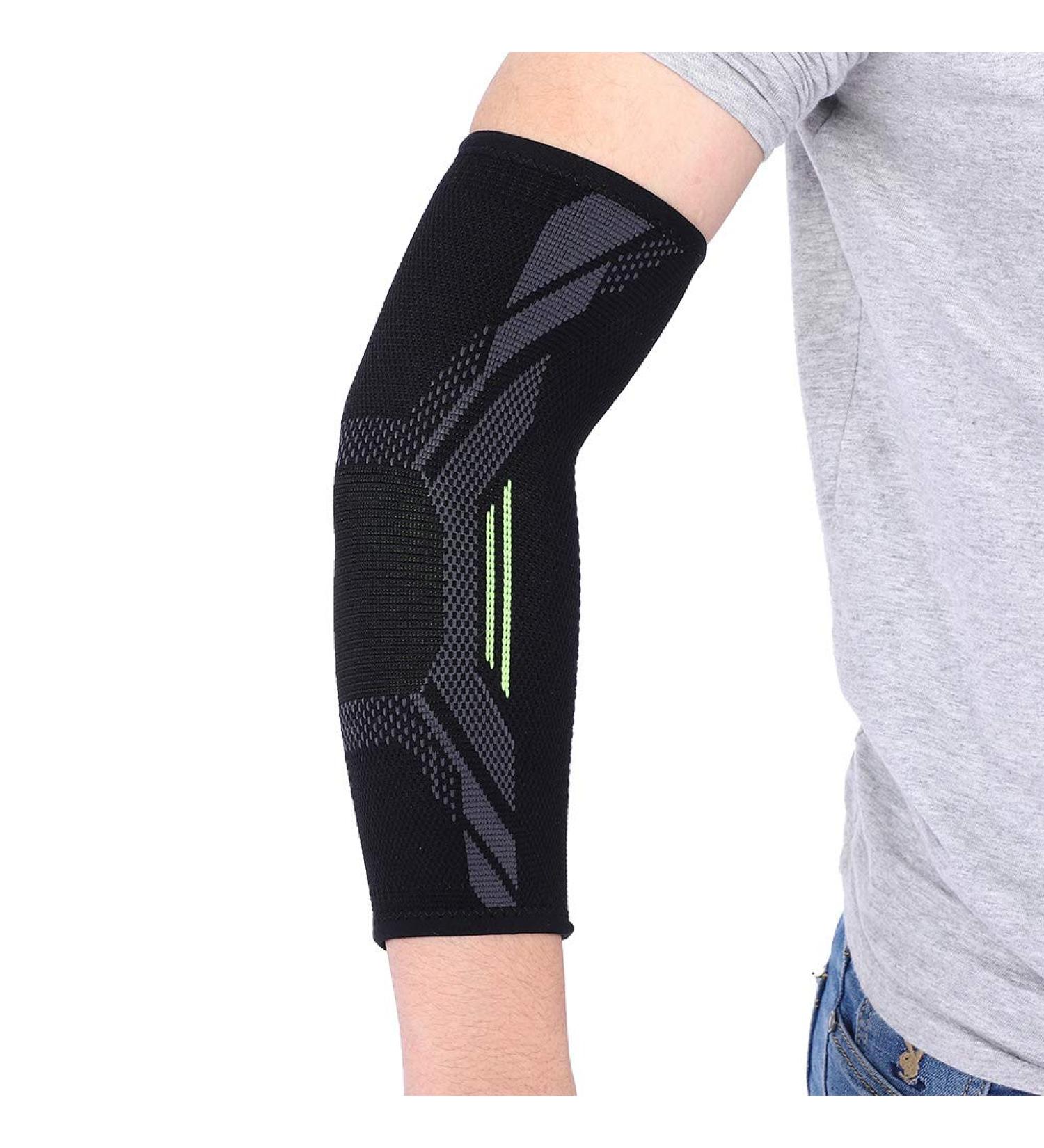 Buy Black Unisex Sports Elbow Support Sleeve - XL Compression Brace Guard for Maximum Support - Buy Online on GoSupps.com
