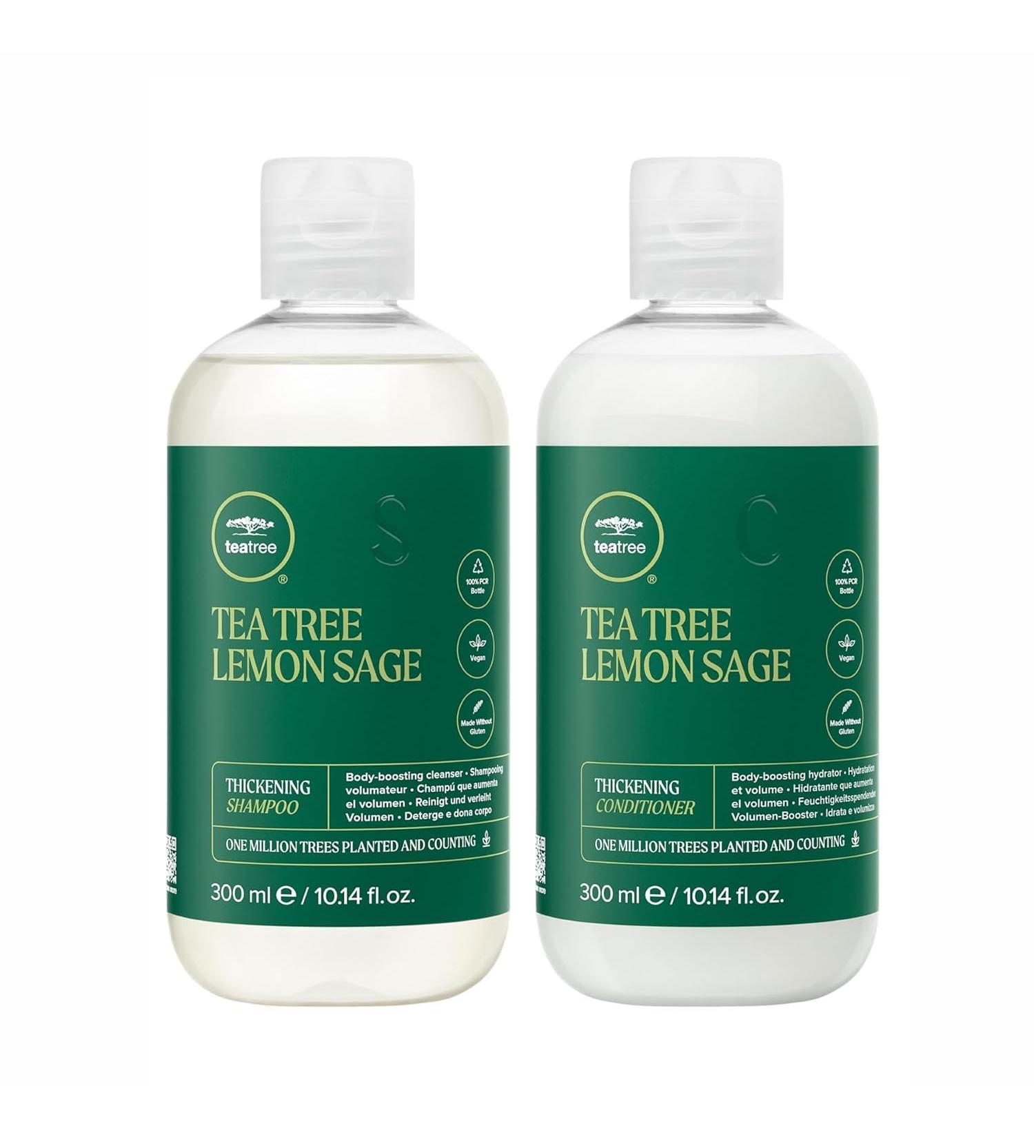 Tea Tree Lemon Sage Volumizing Gift Set - Enhance Hair Volume & Shine | International Shipping Available - Buy Online on GoSupps.com