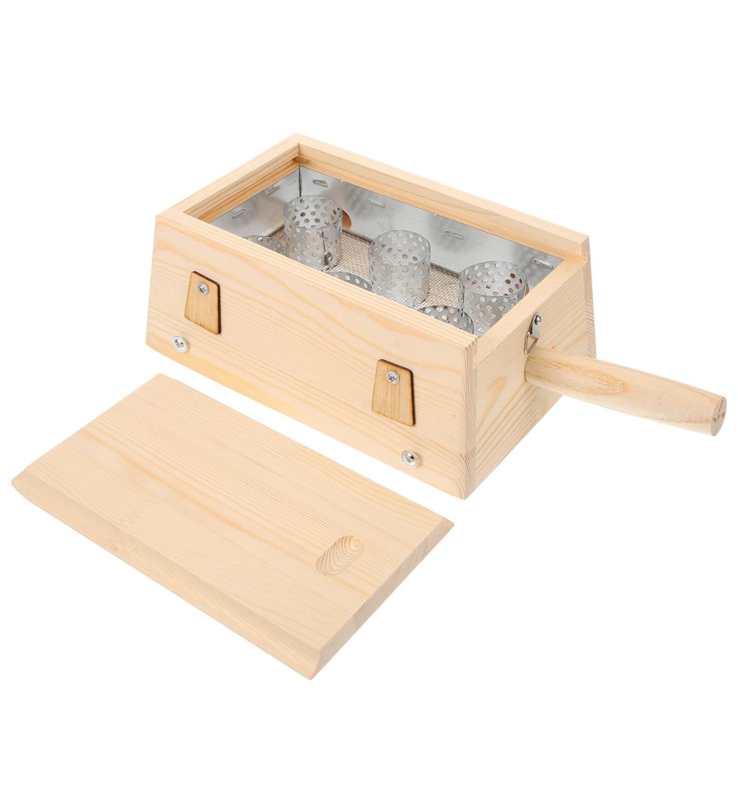 Buy Gatuida Wooden Moxibustion Box - Portable Moxa Burner for Navel Belly Waist | Ideal for Men & Women | International Shipping Available - Buy Online on GoSupps.com