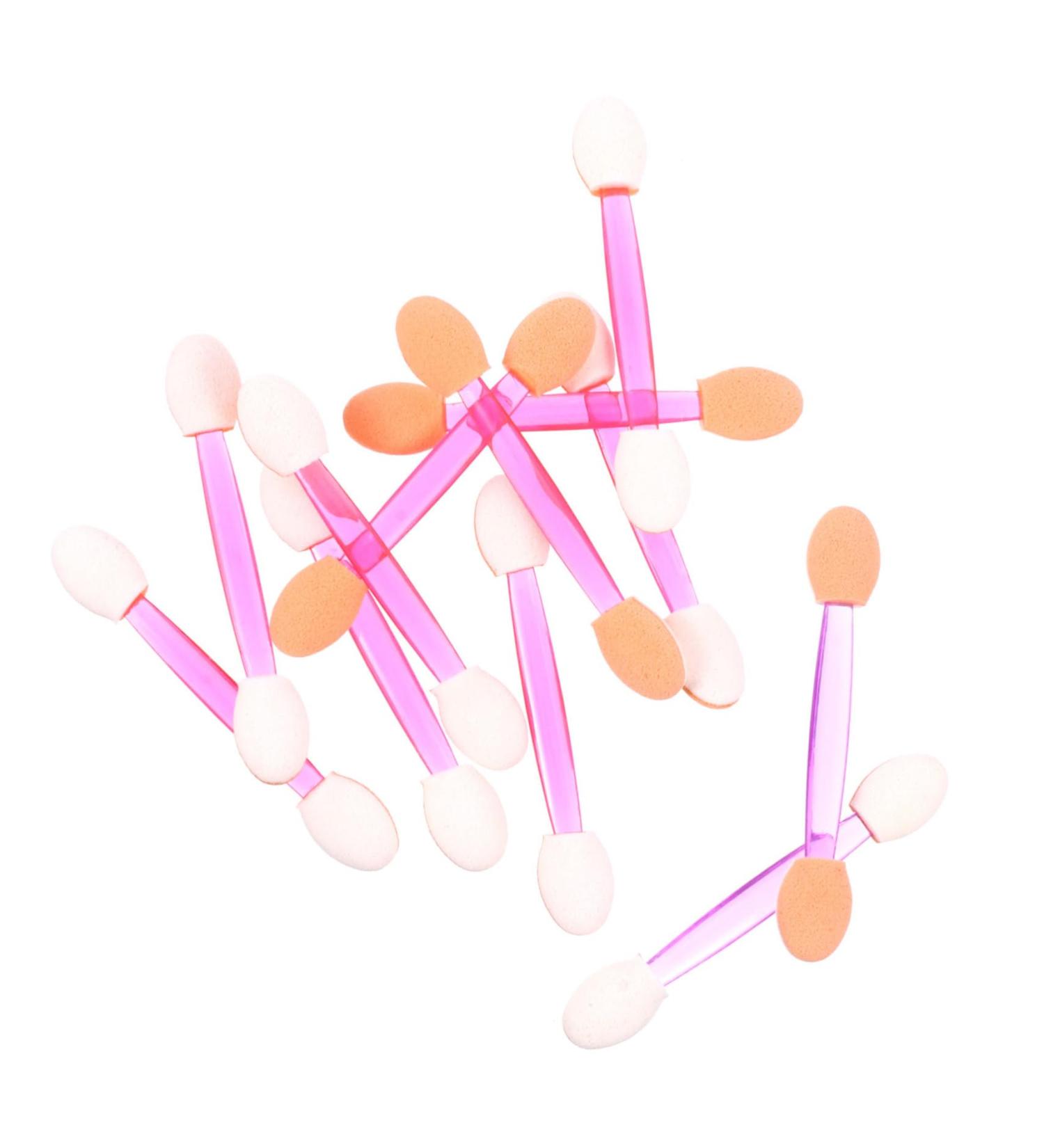 Beavorty Disposable Eyeshadow Eyeshadow 80Pcs sponge makeup stick cosmetology kit Makeup Beauty Kit eyeshadow sponge brush tool Dual Sides Eye Shadow 6x1x0.8cm Assorted Color - Buy Online on GoSupps.com