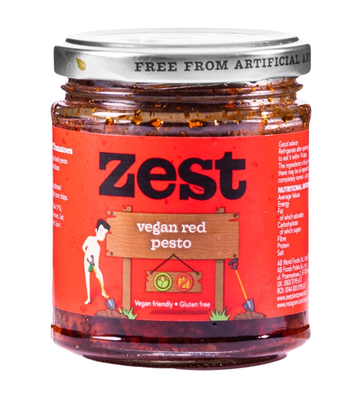 Zest Vegan Red Pesto 165g