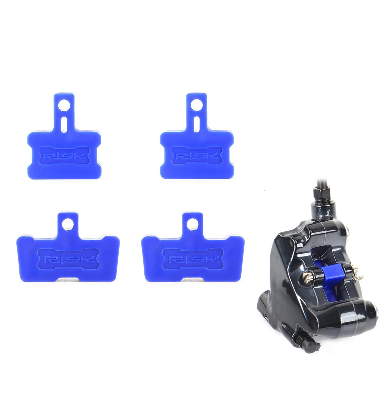 Hydraulic Disc Brake Bleed Blocks for Shimano, AVID, SRAM - 4 Pack (2x 2-Piston, 2x 4-Piston) - COONIUM - Buy Online on GoSupps.com
