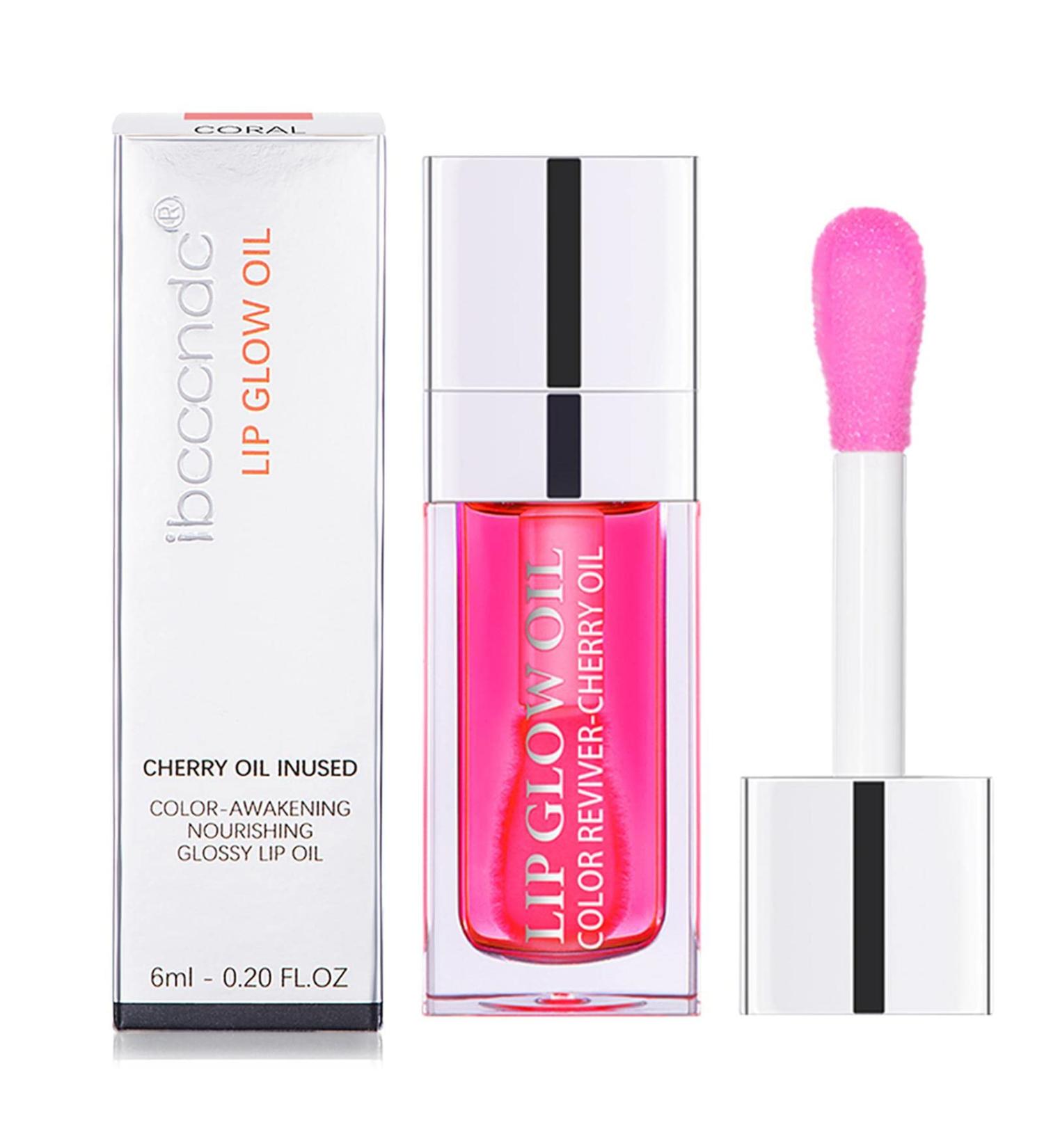 Plumping Lip Lightening Oil Crystal Jelly Lip Care Moisturizing Lip Gloss Lip Tint for Moisturizing Glossy Lips - Buy Online on GoSupps.com