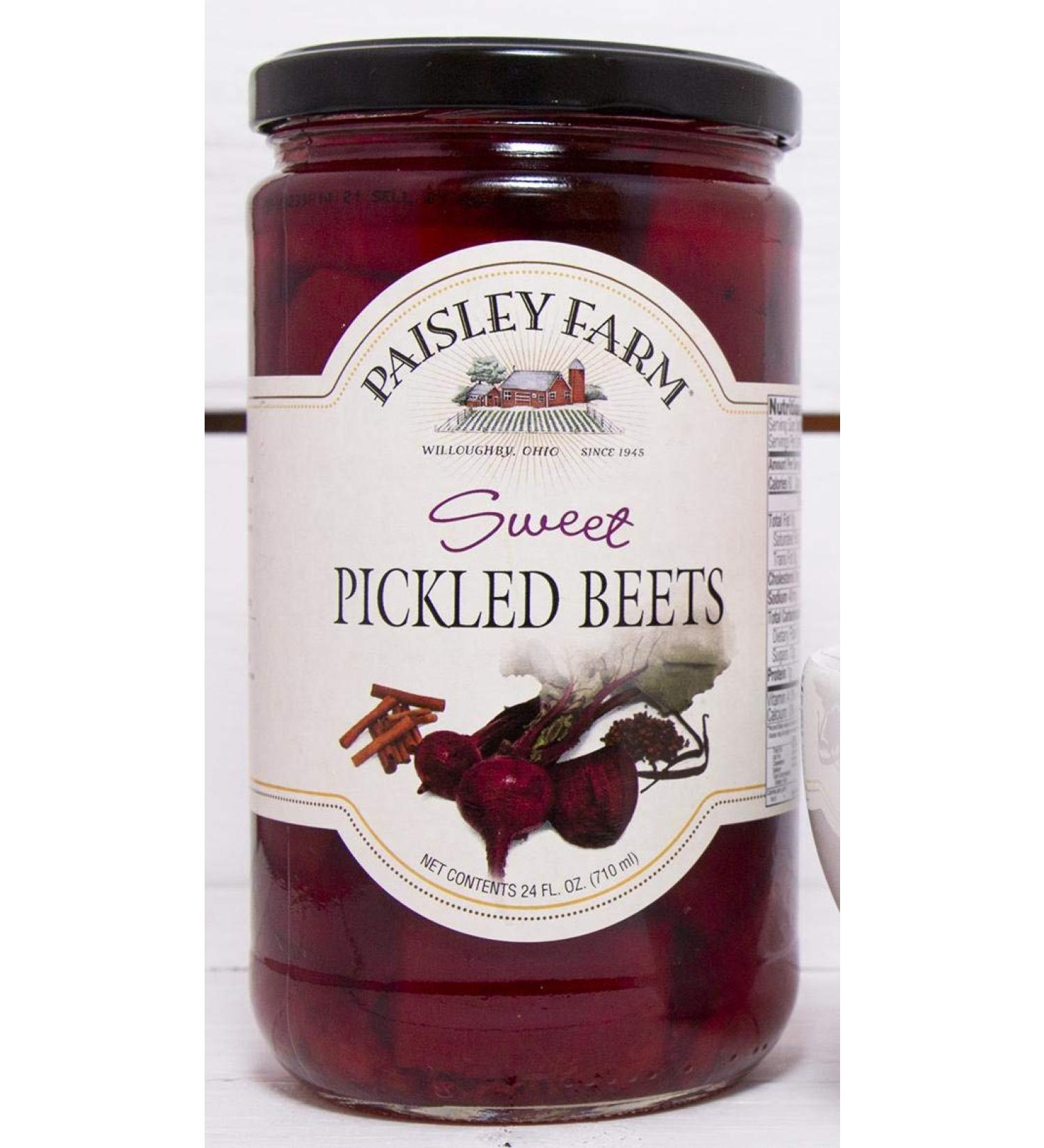 Paisley Farm Sweet Pickled Beets 24oz - 6 Pack | Delicious and Flavorful Pickled Beets - Buy Online on GoSupps.com