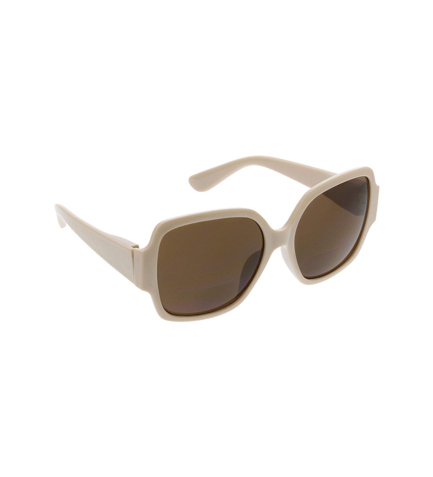PeeperSpecs Women's Carmen Bifocal Oversized Reading Sunglasses Taupe 2.5x - Buy Online on GoSupps.com