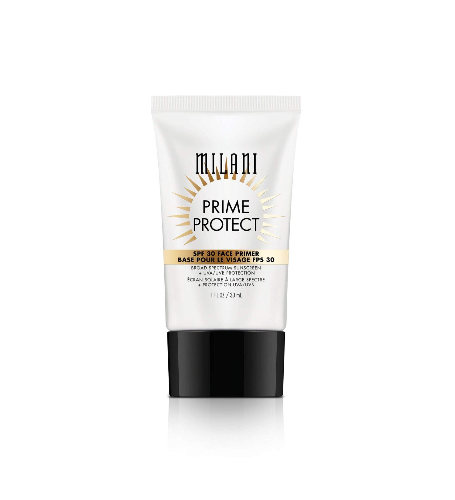 Milani Prime Protect SPF 30 Face Primer - Vegan, Cruelty-Free Makeup Primer with Sunscreen - Buy Online on GoSupps.com