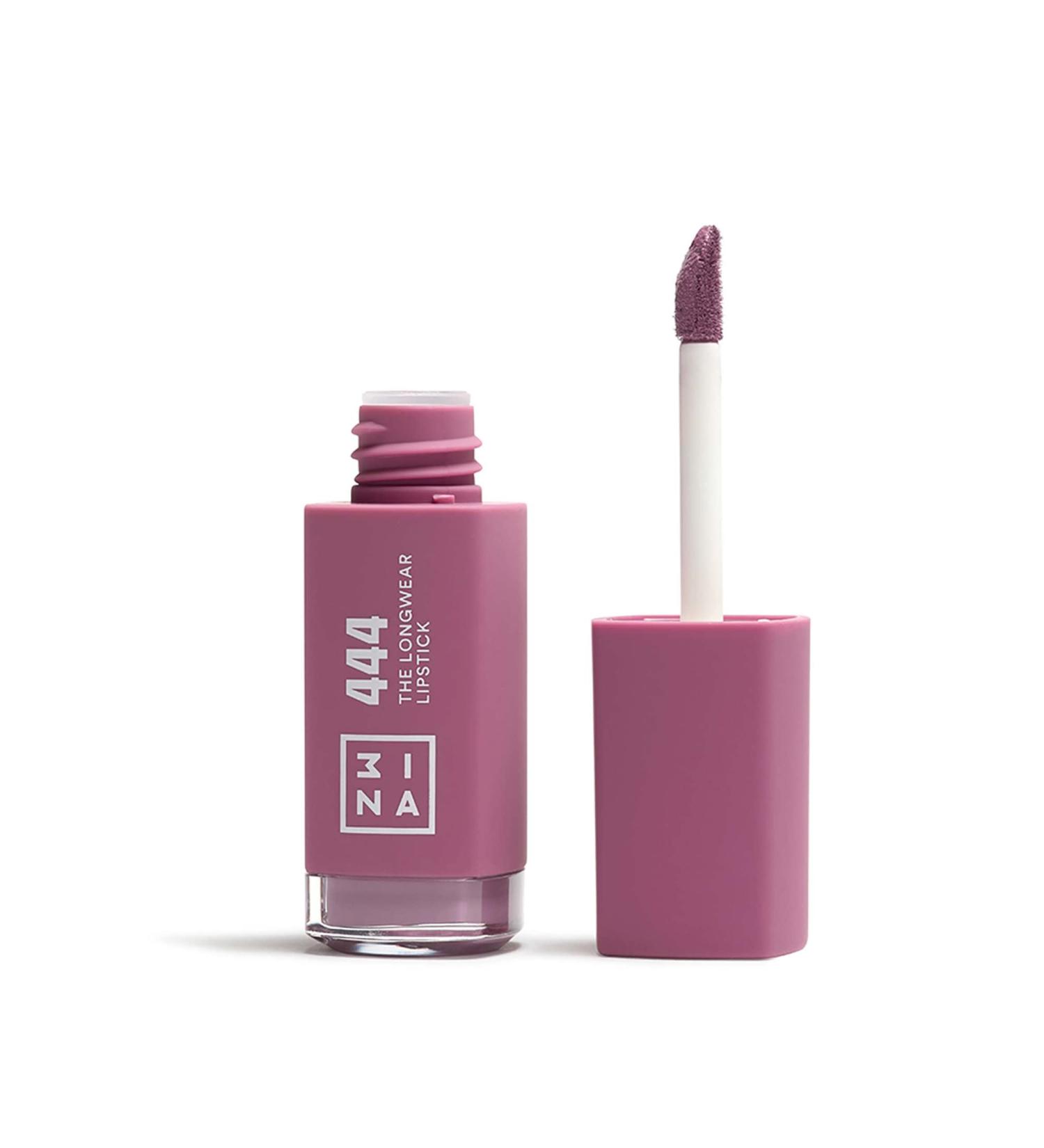 3ina Longwear Lipstick 444 - Matte Lilac Lipstick with Hyaluronic Acid | Long-Lasting Highly Pigmented Vegan & Cruelty-Free - Buy Online on GoSupps.com