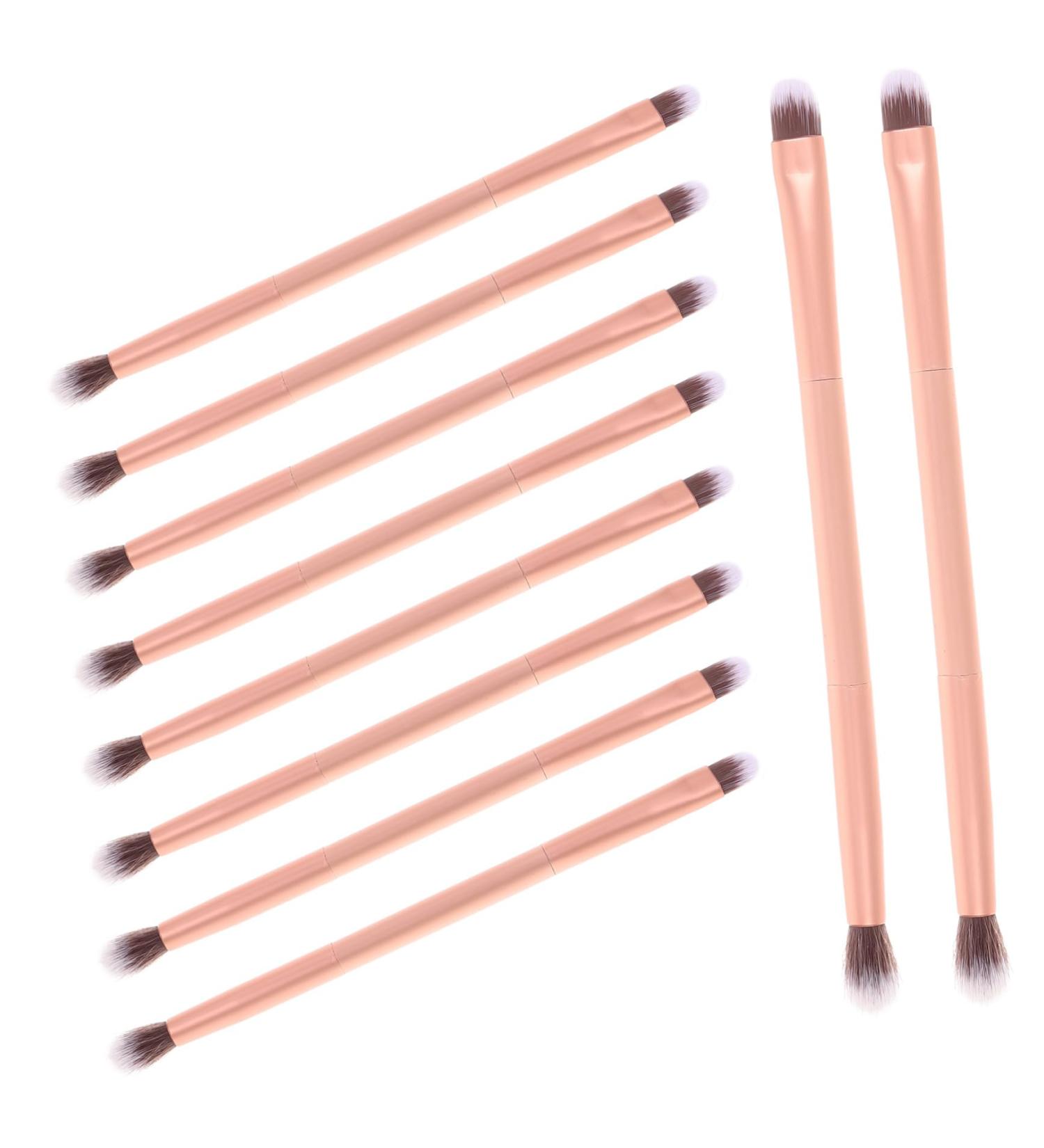 Healeved 96 Pcs Makeup Brush Eye Shadow Brush Face Makeup Brush Eyeshadow Applicator Lash Tool Golden Metal - Buy Online on GoSupps.com