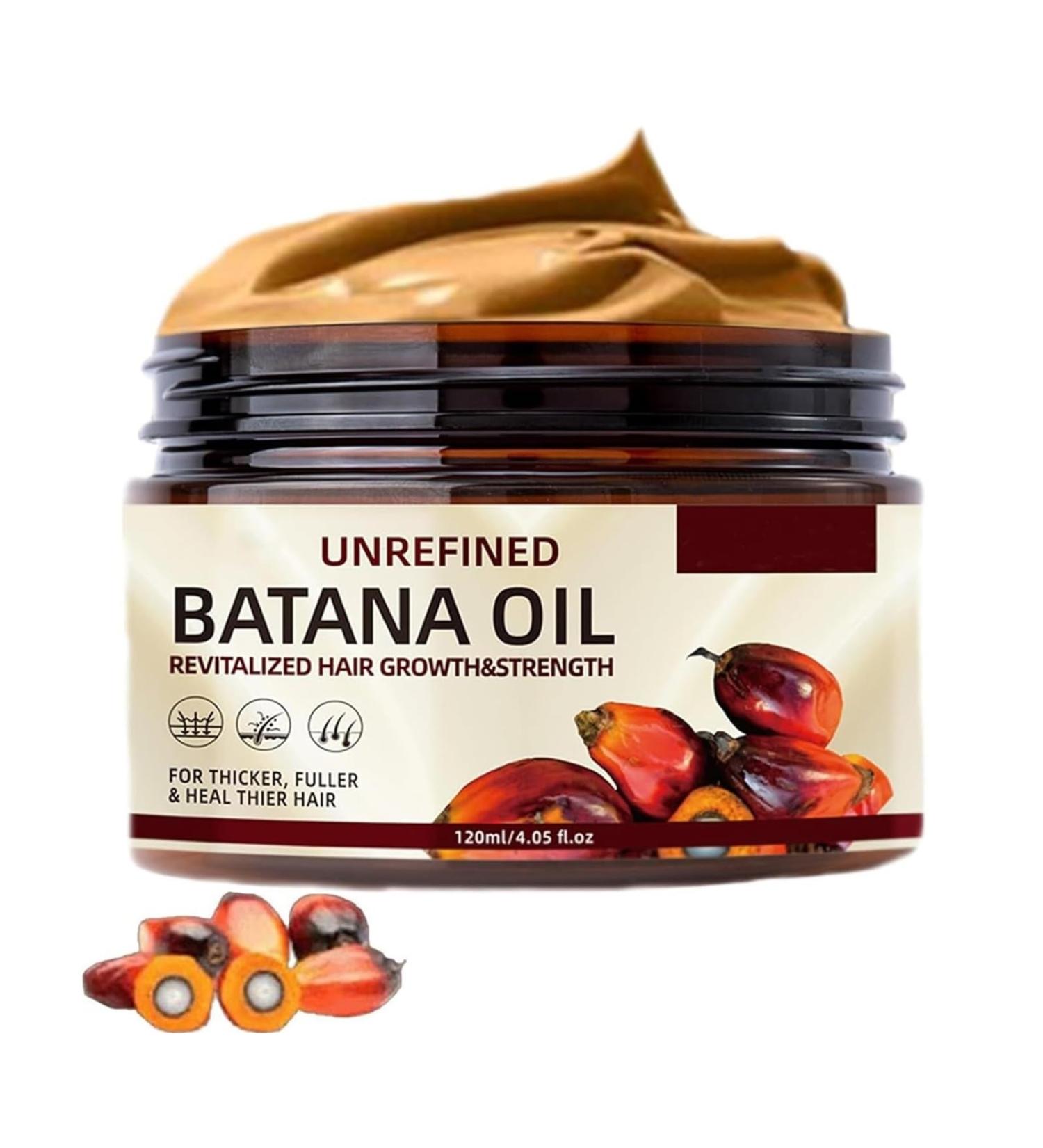 Batana Oil for Hair Growth - Organic Raw Hair Growth Oil | Boost Shine & Strength - Buy Online on GoSupps.com