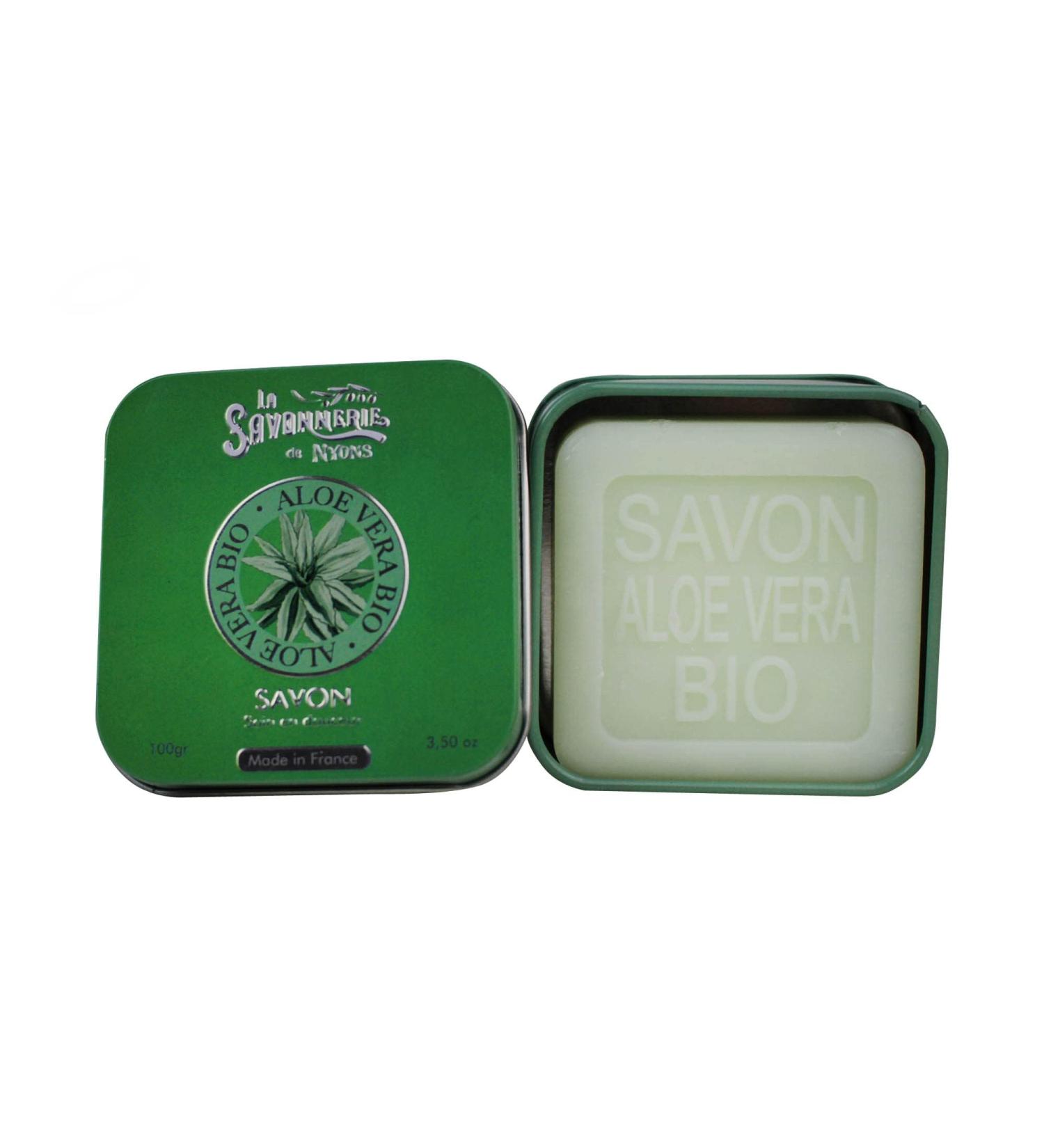 mitienda mit Liebe gemacht Natural Soap from France Aloe Vera 100 g Natural Soap with Natural Ingredients