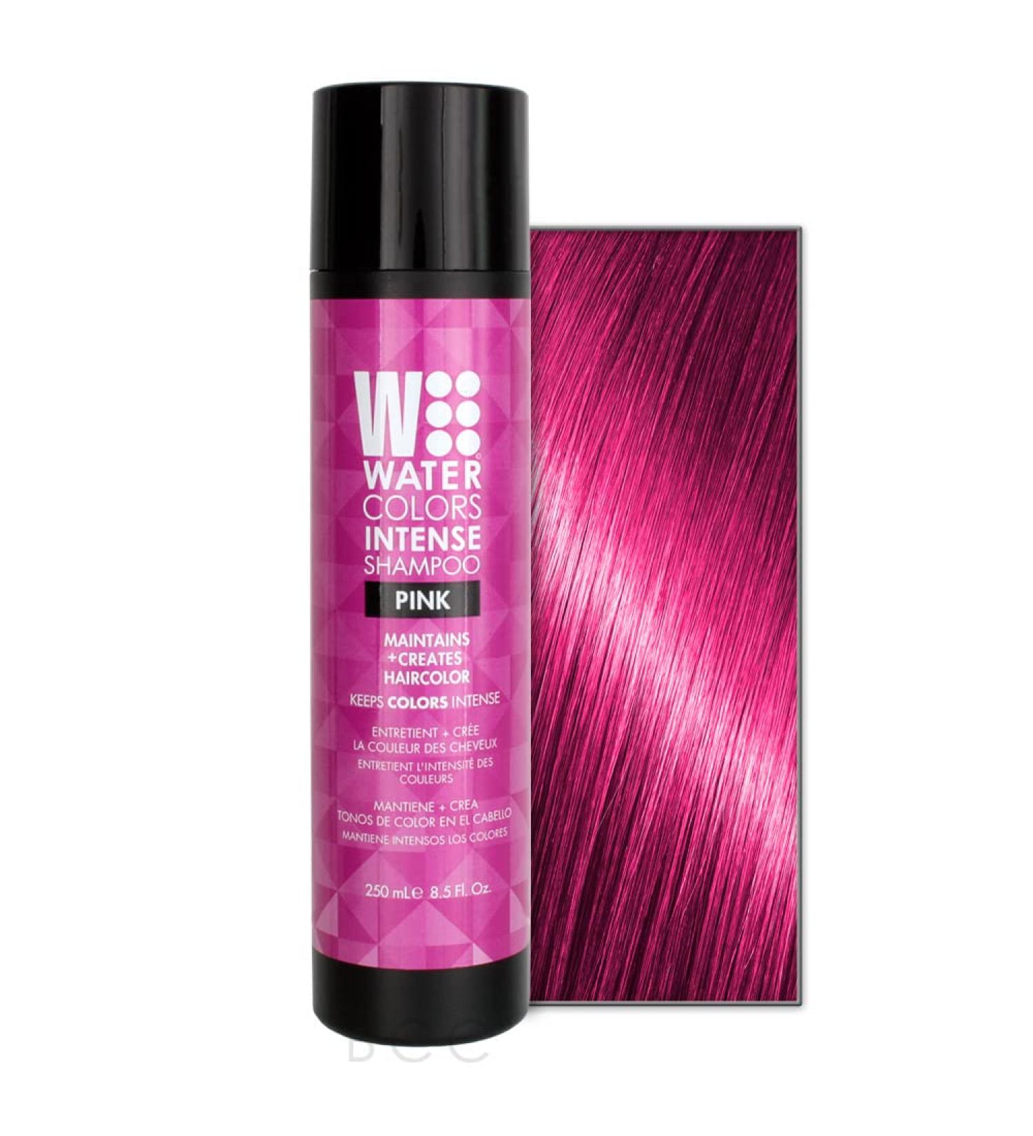 Intense Pink Watercolors Sulfate-Free Shampoo 8.5 Fl Oz - Maintains & Enhances Hair Color - Buy Online on GoSupps.com