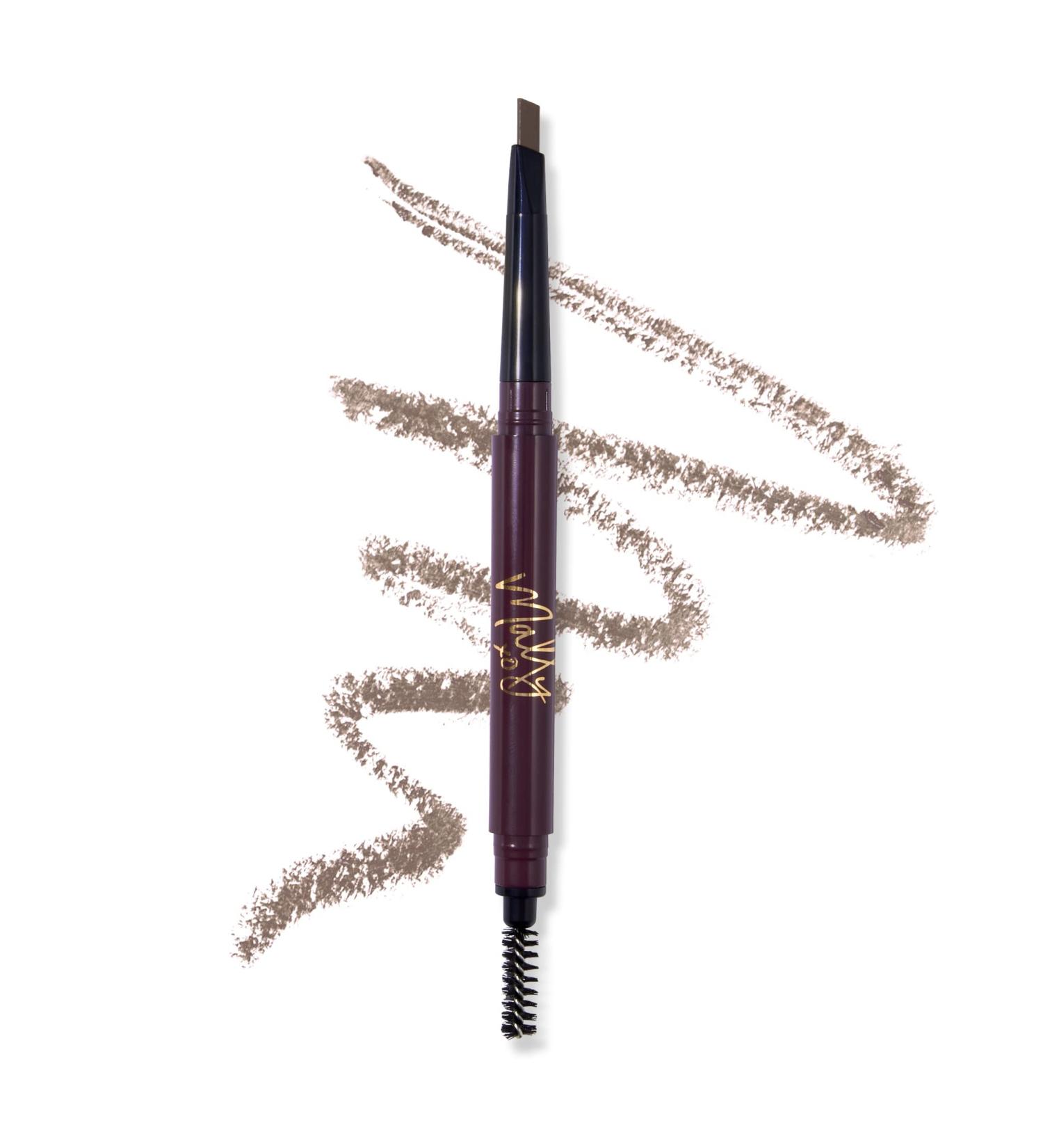 Mally Beauty Full Dreams Brow Pencil in Taupe - Angled Definer Tip for Sculpting and Shaping - Includes Pencil + Brush - Buy Online on GoSupps.com