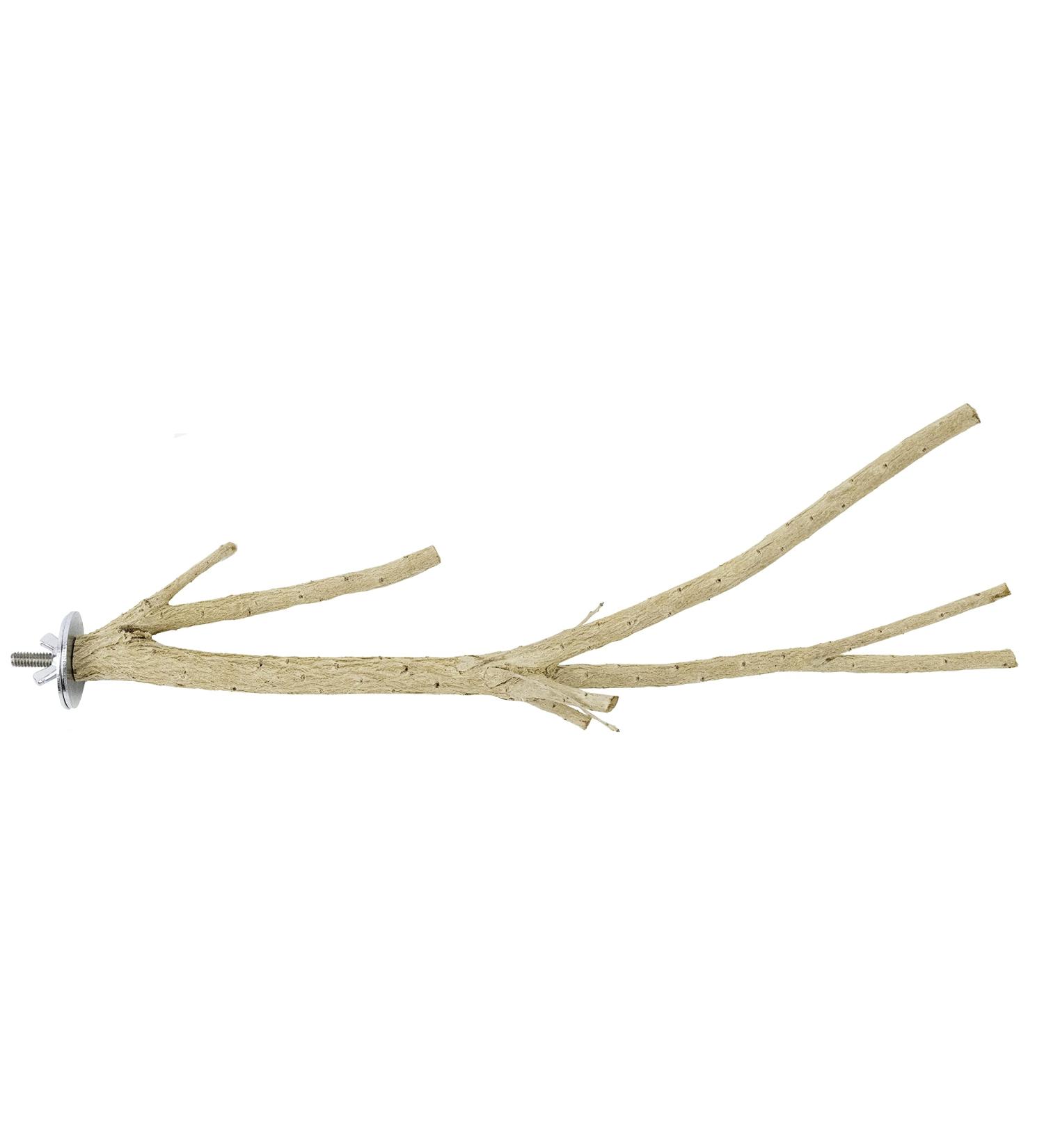 Birds LOVE Bottlebrush and PepperWood Bird Cage Perch - Ideal for Various Bird Species - Small Pack of 1 - Buy Online on GoSupps.com