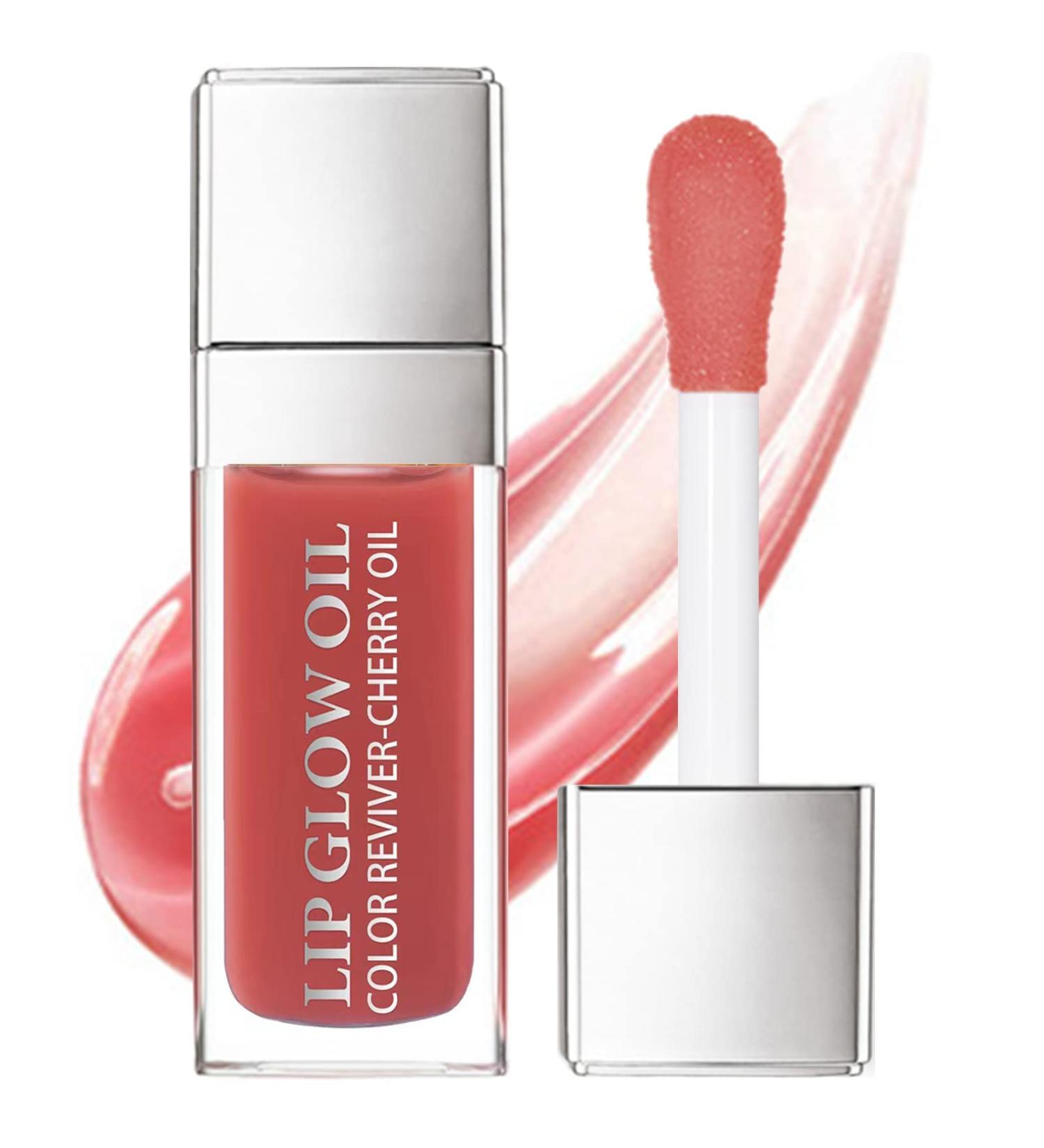 Agthyuve Hydrating Lip Glow Oil - Plumping & Long Lasting Moisturizing Gloss - Non-Sticky Shine Tint - Nourishing Glass Stain Balm for Lip Care - 012 Rosewood - Buy Online on GoSupps.com