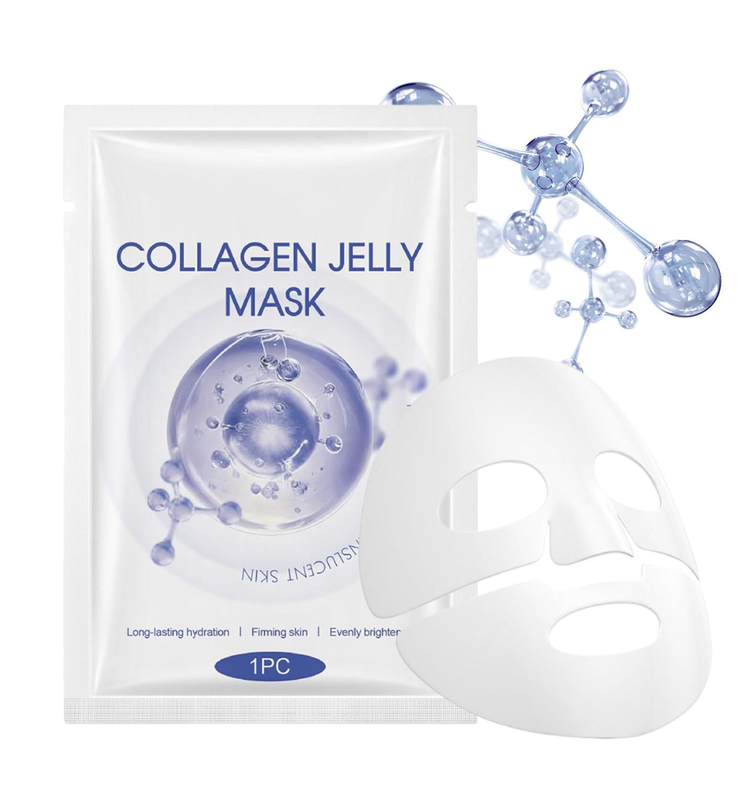  Pruojhw Exfoliating Face Mask Moisturizing and Radiance Beauty Treatment - Enveloping Moisturizing Gel Face Mask - For Sensitive Dry and Oily Skin Young Girls Daily Night and Travel Use - Buy Online on GoSupps.com