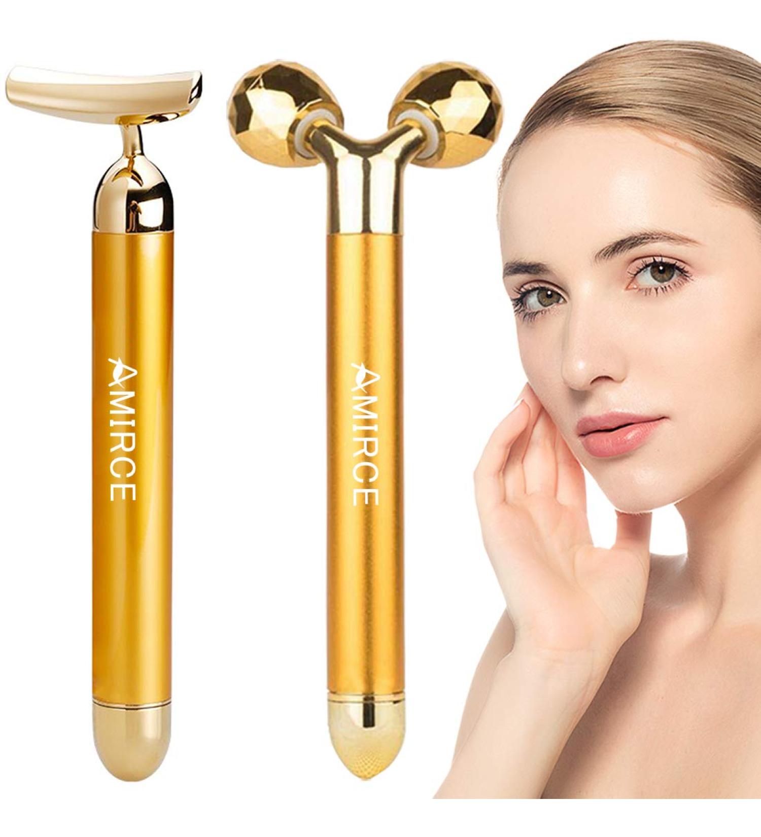 Amirce Electric Face Massage Roller for Eyes & Puffiness Relief - Buy Online on GoSupps.com