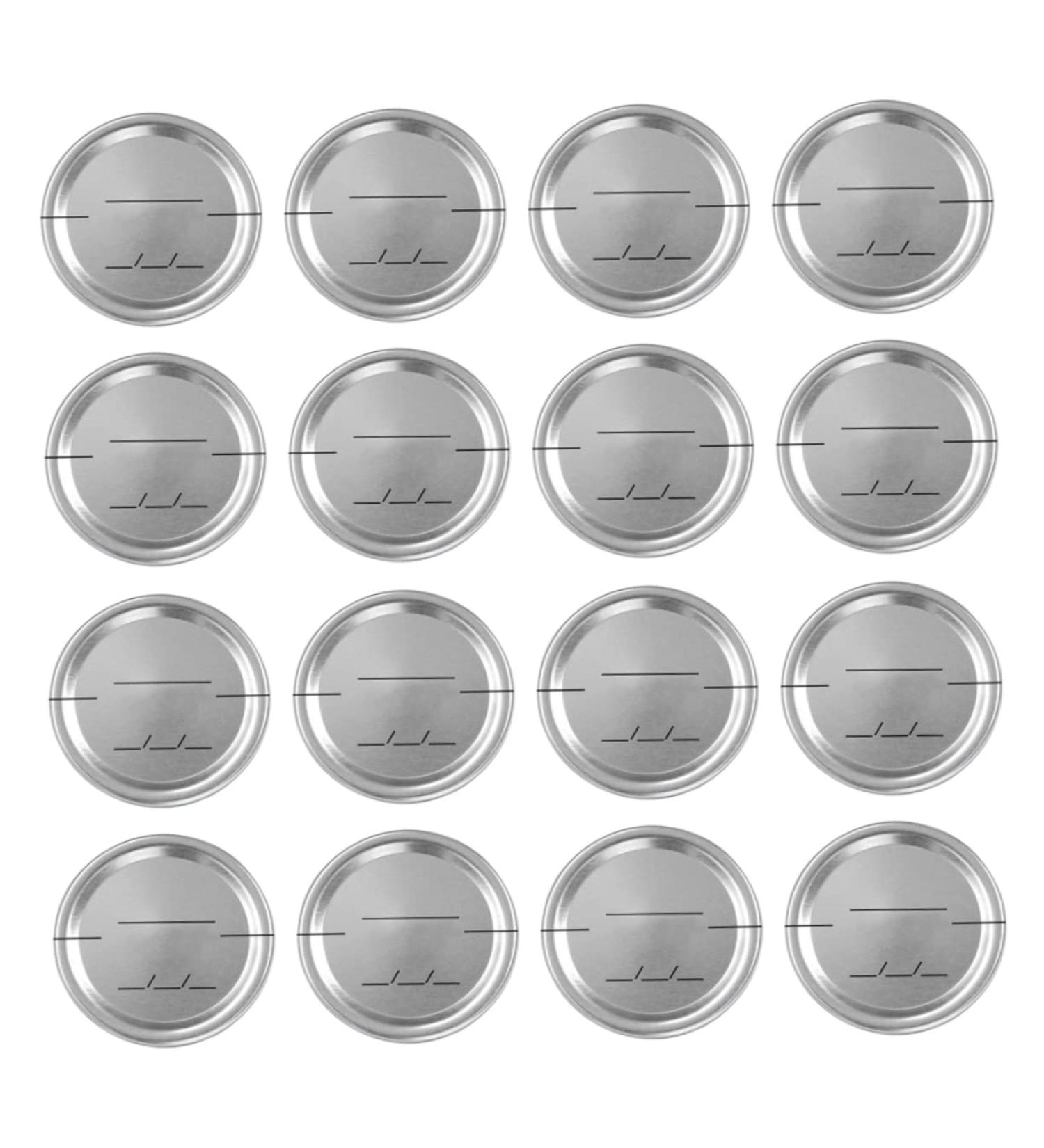 Yardwe 60 Pcs Mason Jar Lids Coffee Things Mason Jar Caps Cover Jars with Lids Mason Jar Top Lid Jam Jar Lid Coffee Stuff Wide Mouth Lids Discs Mason Jar Discs Glass Bottle Seal Tinplate - Buy Online on GoSupps.com