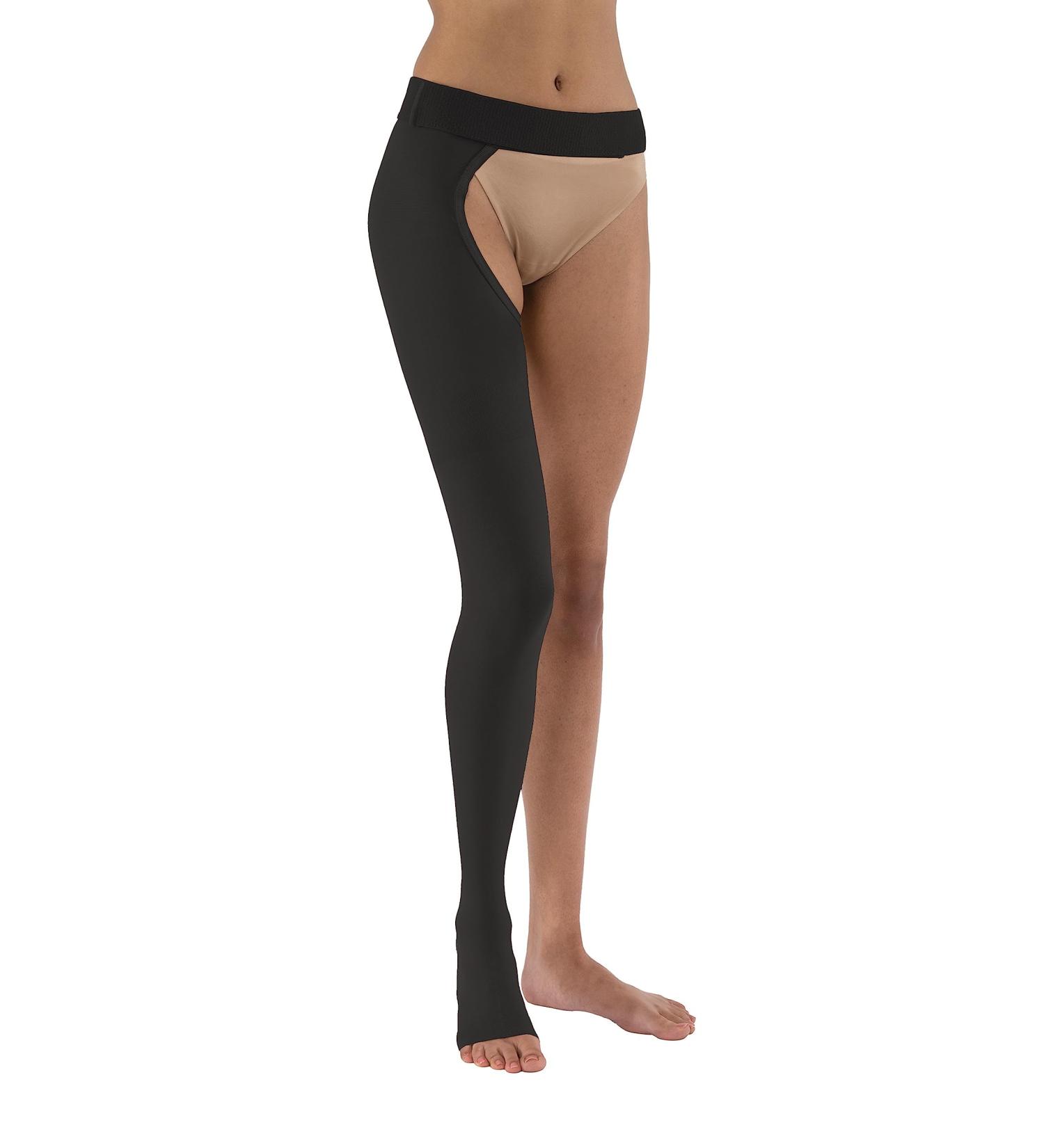 JOBST Relief Compression Stockings 20-30mmHg | Unisex Open Toe Left Chap Black - Medium | International Shipping Available - Buy Online on GoSupps.com