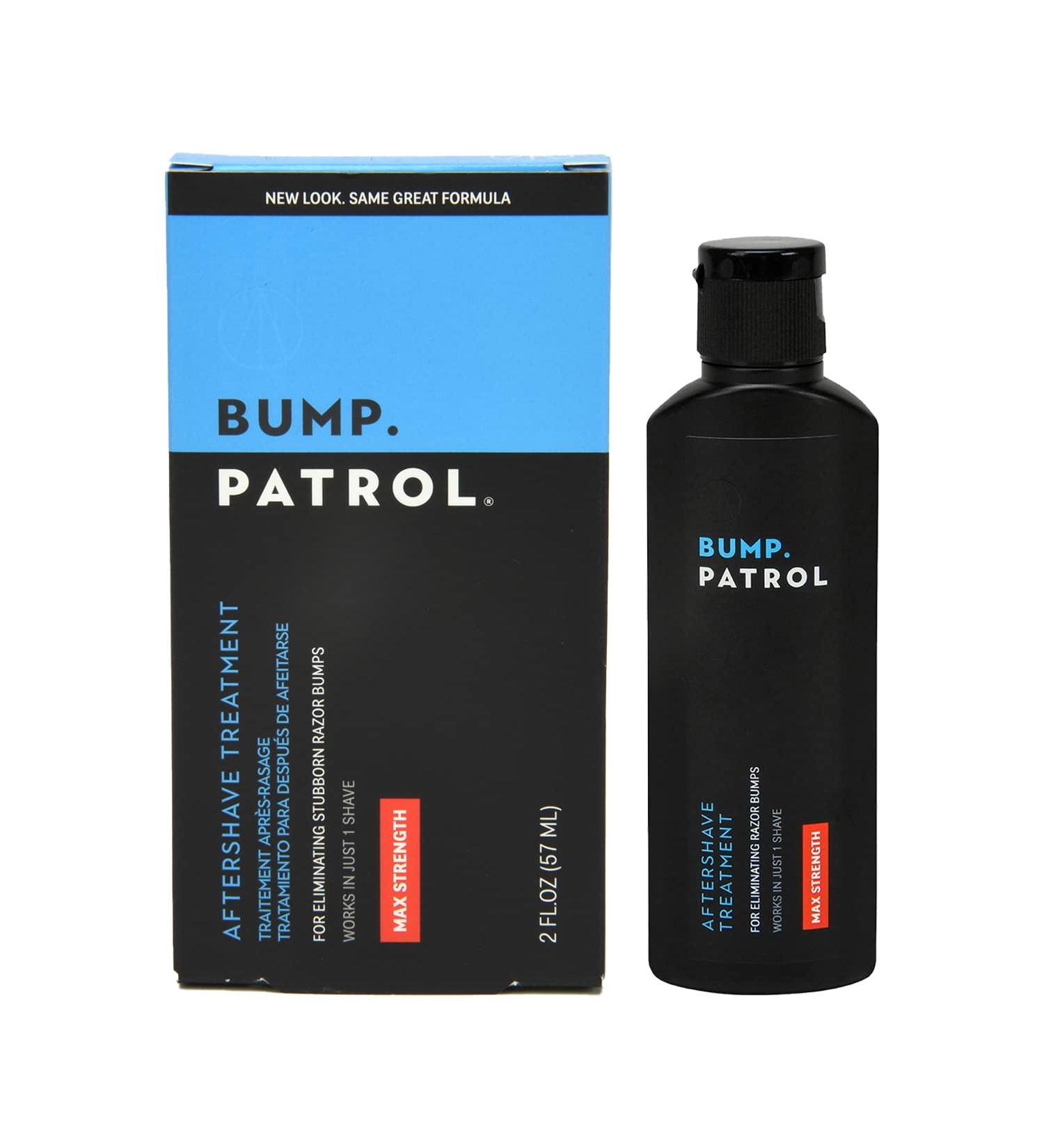 Bump Patrol Maximum Strength Aftershave Formula - 2 Ounce Pack - Razor Bump & Ingrown Hair Solution - Buy Online on GoSupps.com