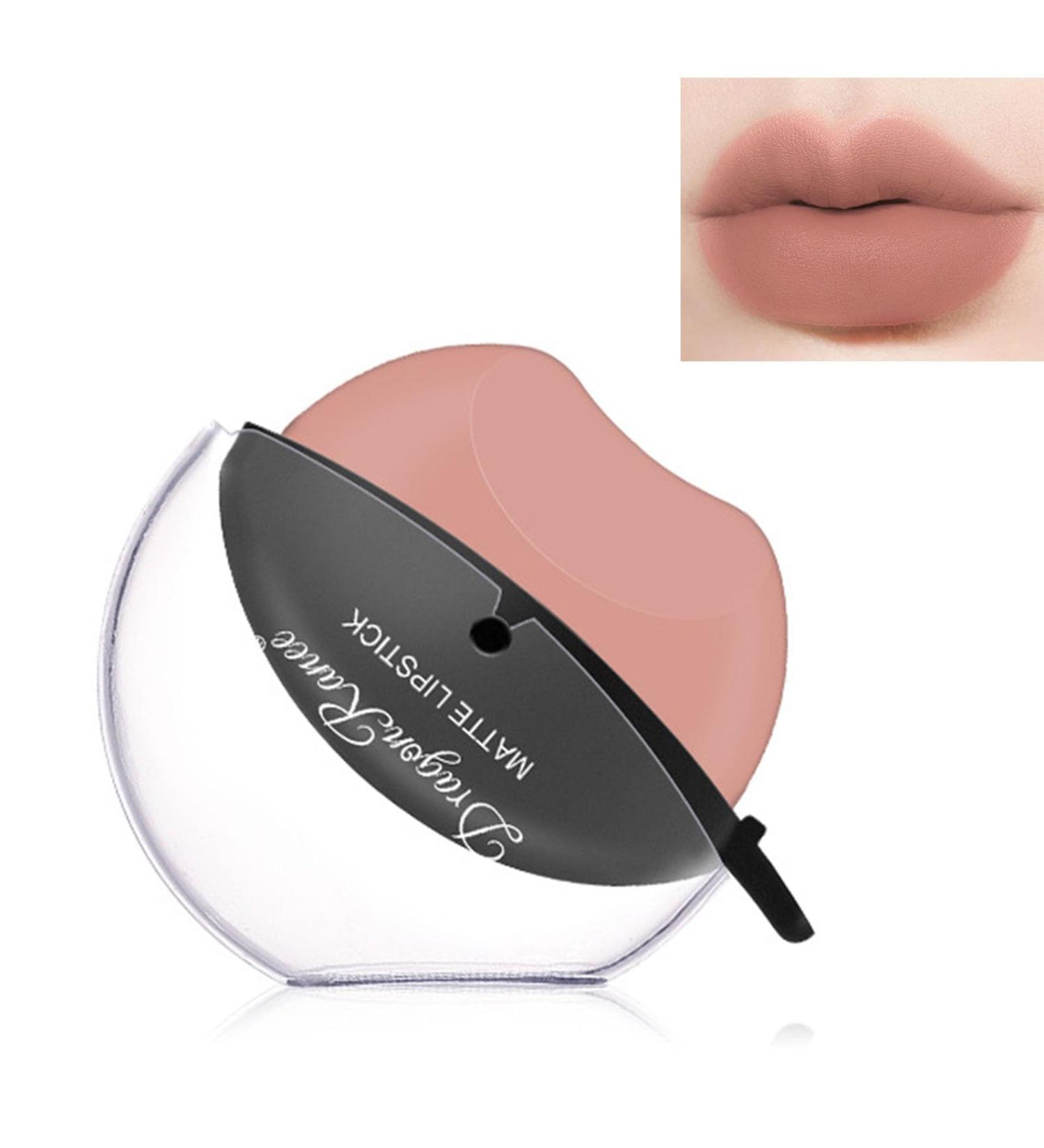 Velvety Lip Gloss Non-Stick Lip Gloss Waterproof Cosmetic Lip Glaze Long Lasting Makeup for Women Girls Matte Lipstick Set - Buy Online on GoSupps.com