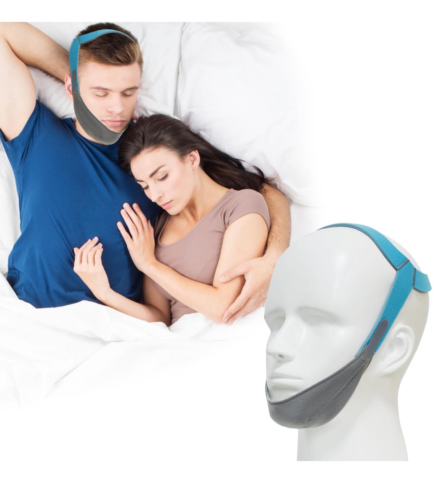 Baby Fund Anti-Snoring Chin Ring Device for CPAP Users | Best Snoring Solution | Adjustable Face Strap V-Line Mask (Blue) - Buy Online on GoSupps.com