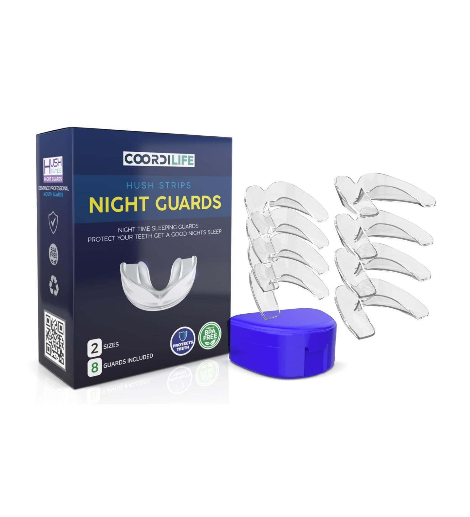 Coordi Life Hush Strips Night Guards - Custom Moldable Mouthguard for Clenching, Grinding, Better Sleep, Sports, Straightening, Whitening Trays - Buy Online on GoSupps.com