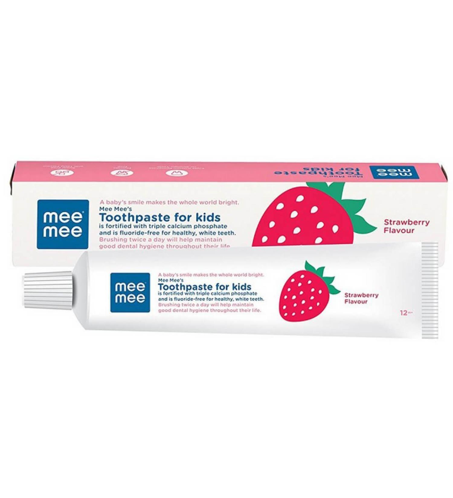 Fluoride-Free Mild Toddler Toothpaste (Strawberry Flavour) 70 G