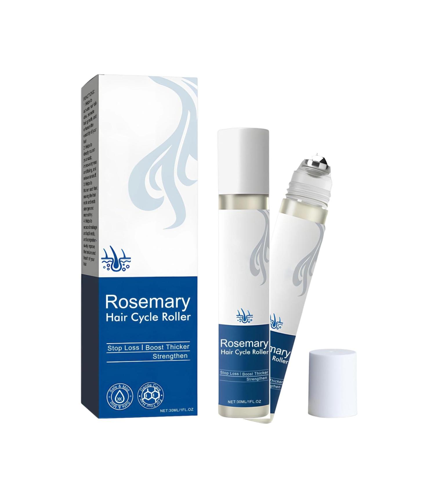  G n rique 2 x Roll On Rosemary Hair Serum 3% Rosemary Blocking Scalp Serum Promotes Oxygen Flow Reduces Hair Loss Nourish Hair Root - Buy Online on GoSupps.com