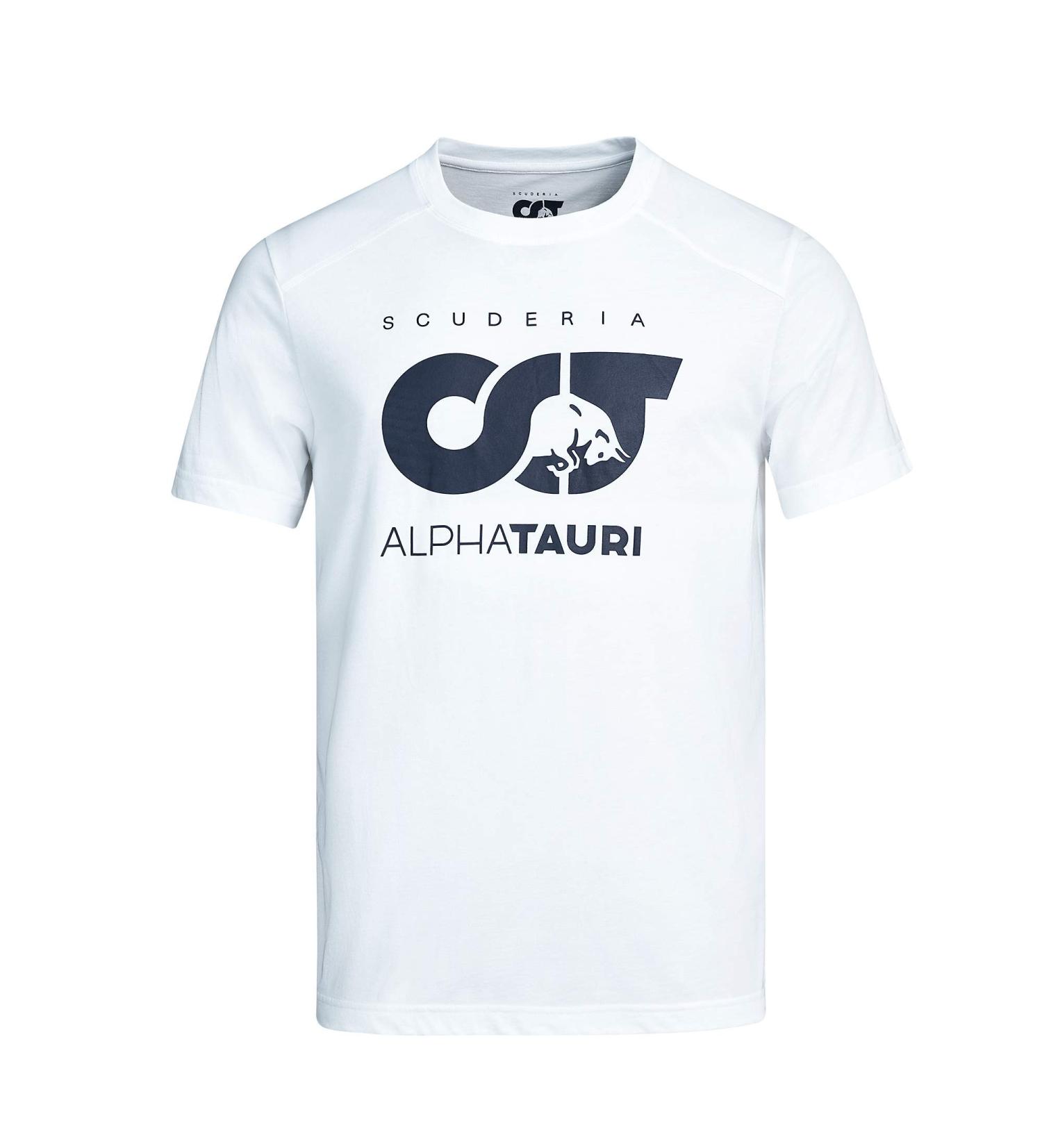 AlphaTauri Scuderia T-Shirt for Men - Official White Merch | Fast International Shipping - Buy Online on GoSupps.com