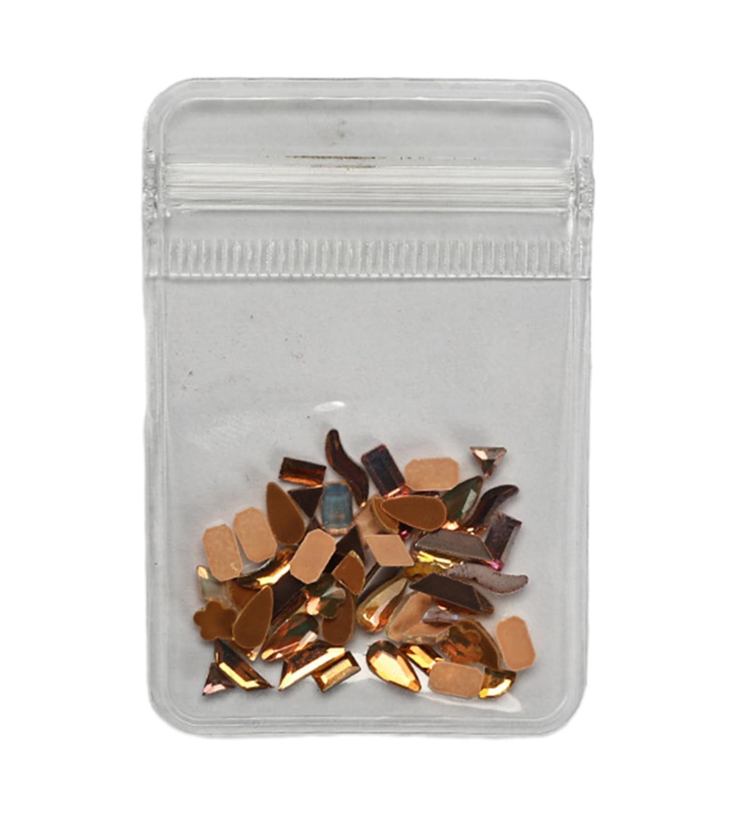 Pack of 50 Mixed Resin Rhinestones with Flat Back Decorative - Buy Online on GoSupps.com