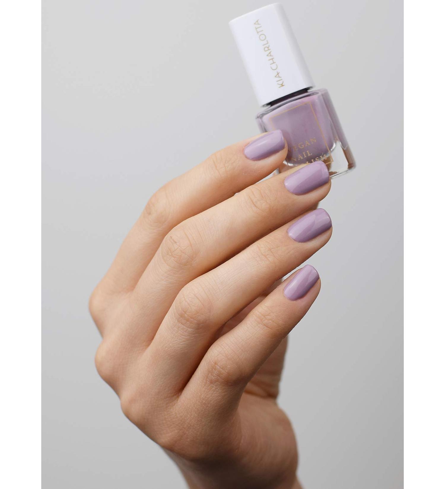 Kia Charlotta Inhale Exhale . deep lavender 5ml 15free vegan & cruelty-free nail polish