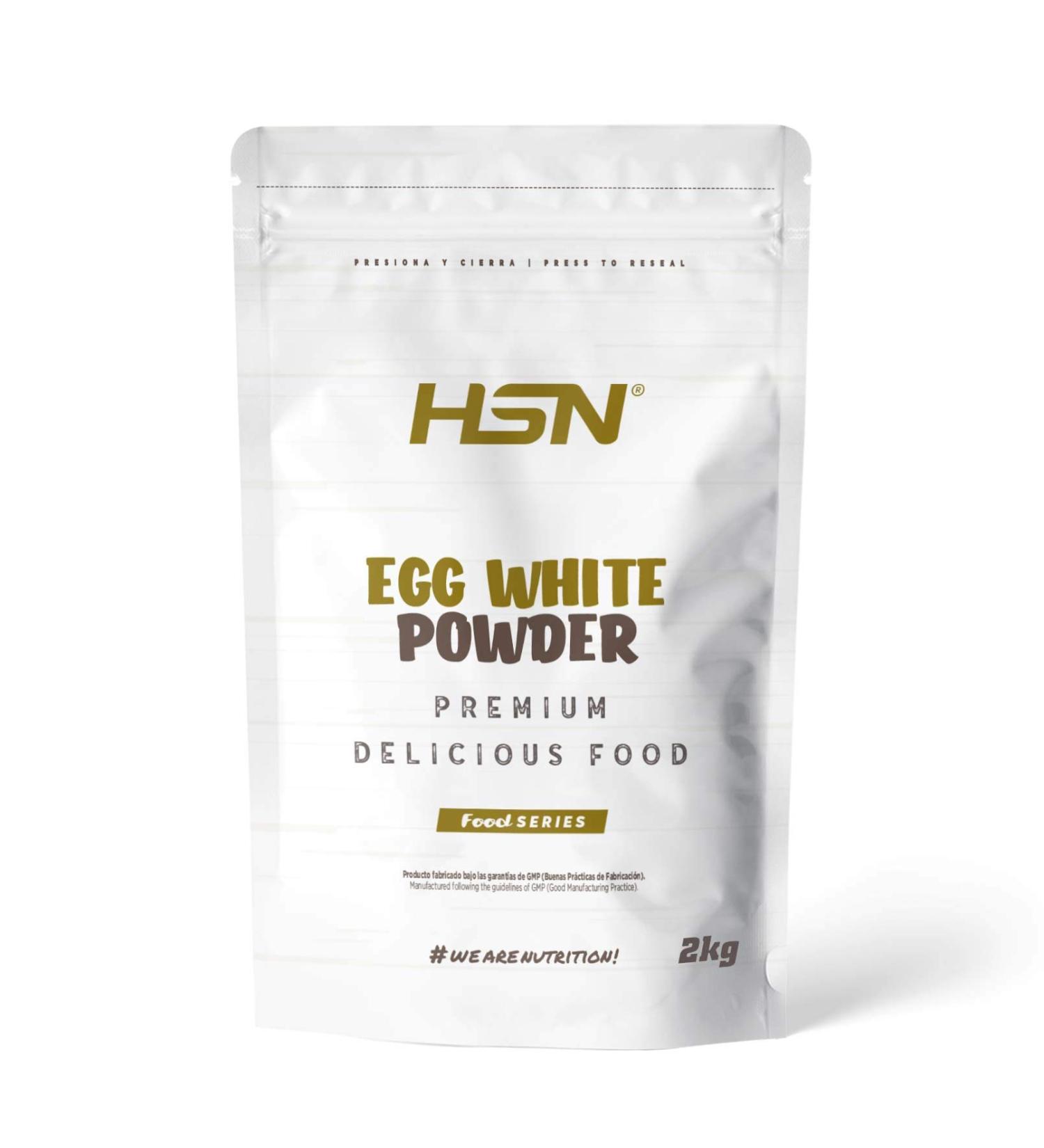 HSN Egg Albumin | 100% Dehydrated Protein Powder | Natural Fat-Free Cholesterol-Free Vegetarian Gluten-Free Lactose-Free | 2kg for Optimal Nutrition - Buy Online on GoSupps.com
