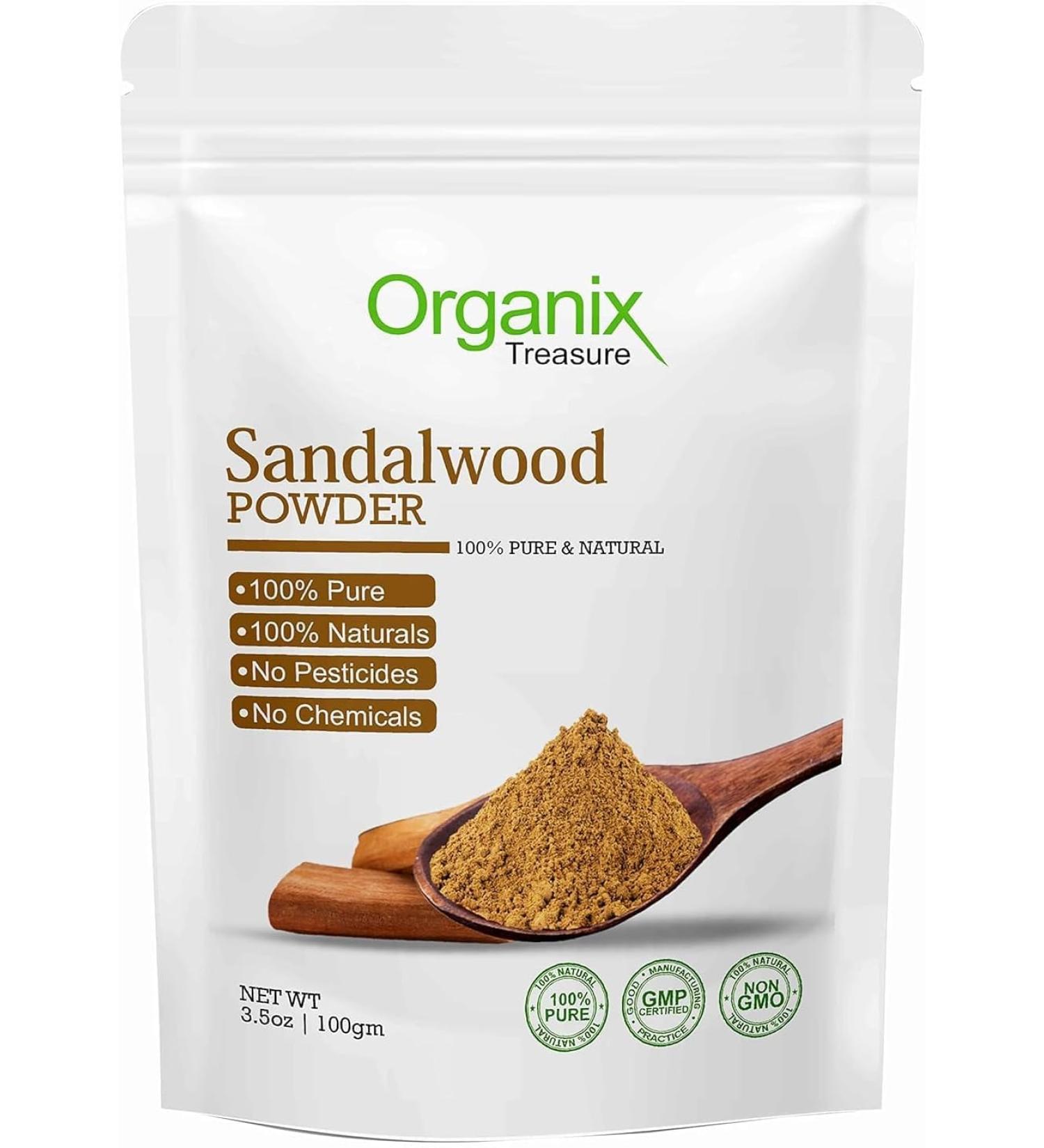  G n rique UK Sandalwood Powder for Face Masks - 100g - Buy Online on GoSupps.com
