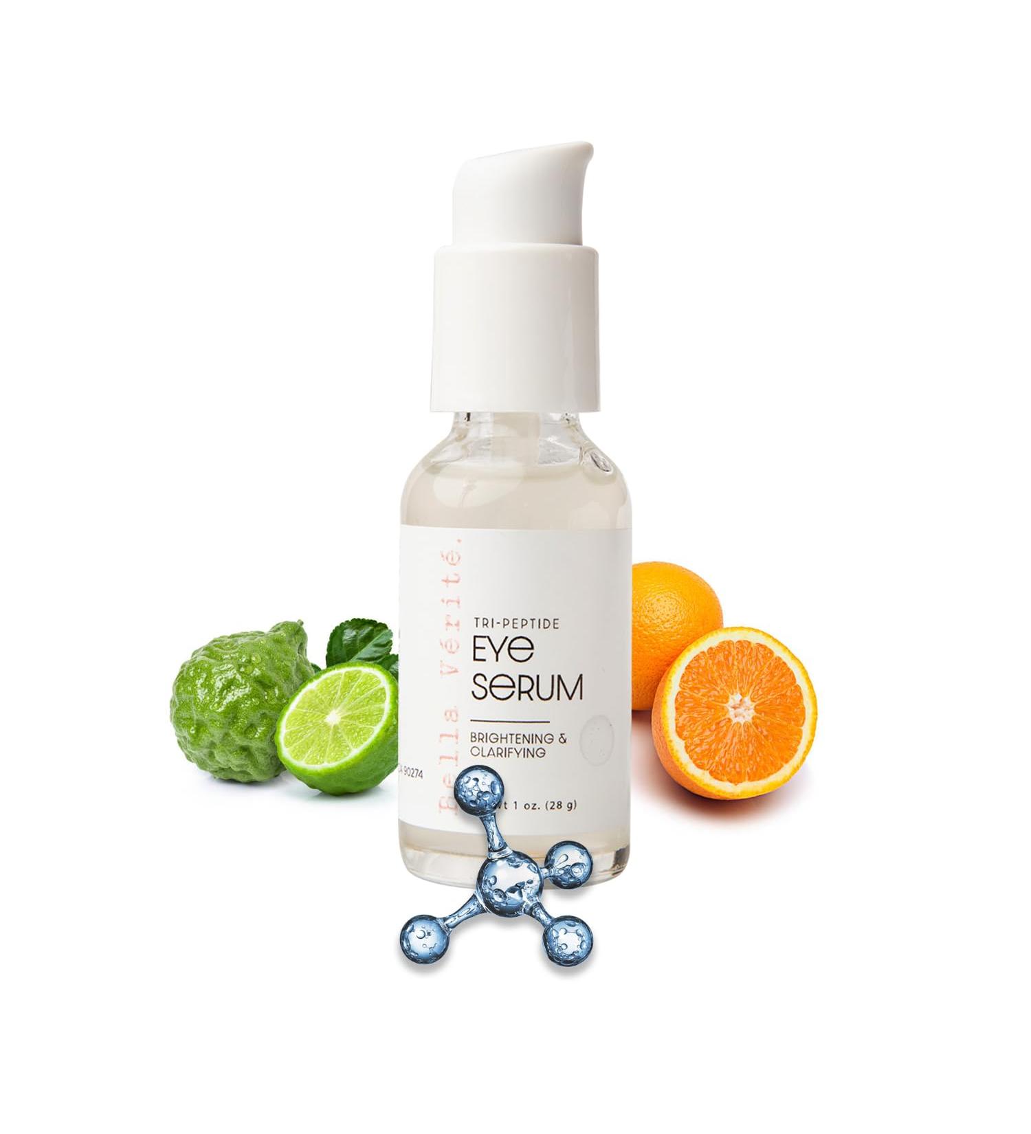 Shop Bella V rit Vegan Tri-Peptide Eye Serum | Smooth Fine Lines Brightens Dark Circles & De-Puffs Bags | Hyaluronic Acid & Bergamot - 1 Fl Oz - Buy Online on GoSupps.com