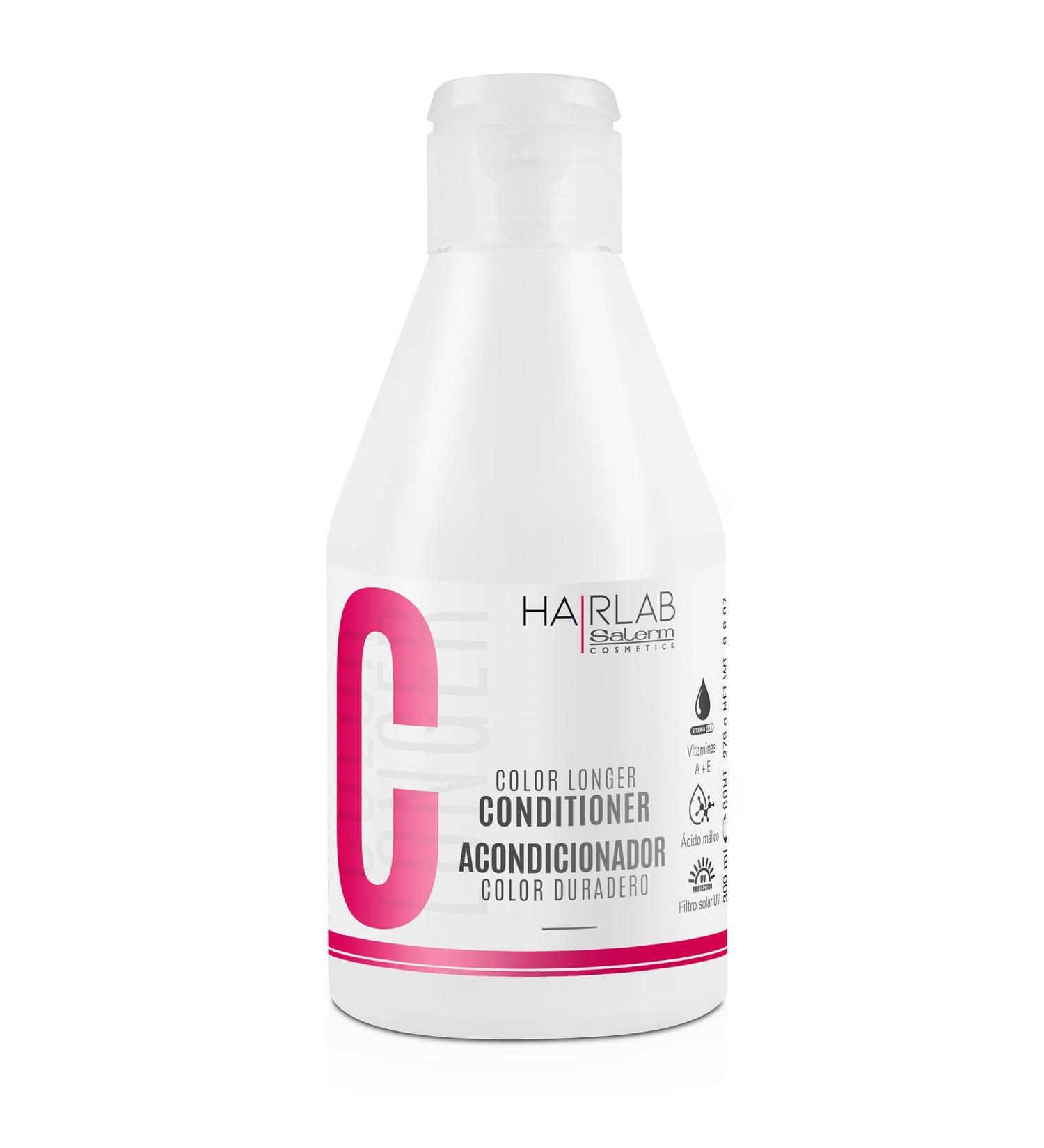 SALERM - Apr s-shampoing pour cheveux color s - Color Longer Hair Lab - 300 ml - Avec provitamine B5 et vitamines A et E - Scelle et nourrit la couleur - Protection solaire UV - Sans sulfates ni Sans parfum 300 ml (Lot de 1) - Buy Online on GoSupps.com
