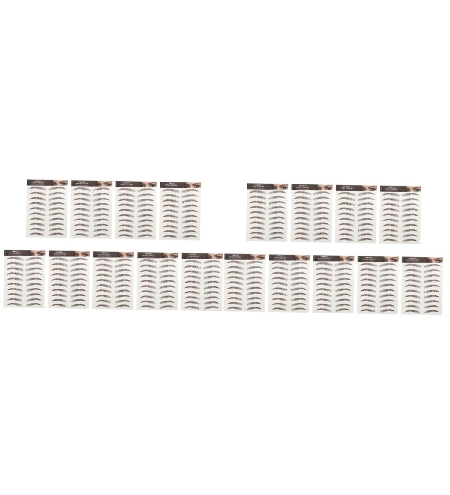 Beavorty 18 Sheets Waterproof Eyebrow Stickers Grooming Shaping Eyebrow Sticker Imitation Eyebrow Sticker 6d - Buy Online on GoSupps.com