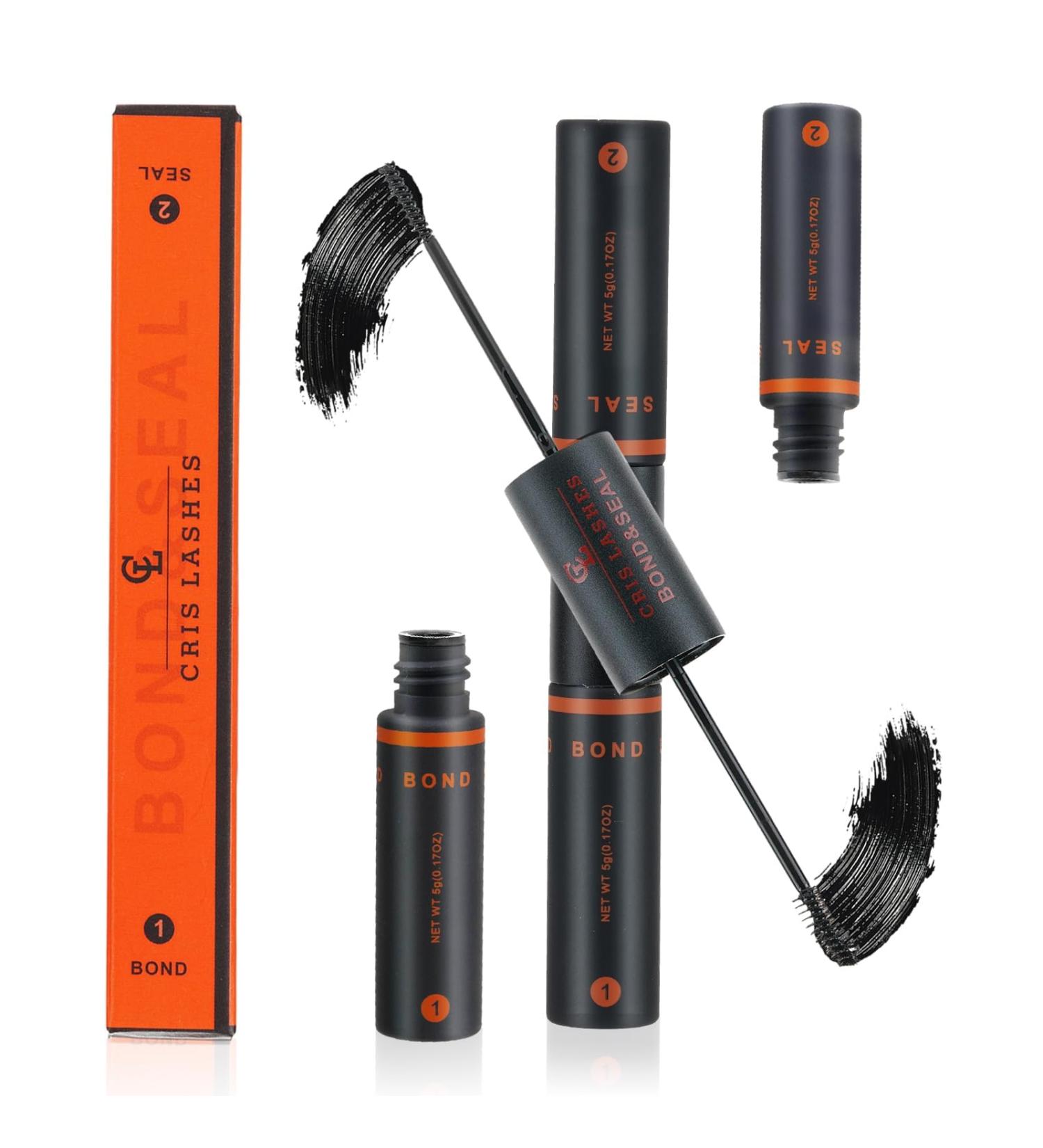 Lash Bond and Seal 10ML - Waterproof Black Eyelash Glue for Long Lasting Lash Extensions & DIY Application - Buy Online on GoSupps.com