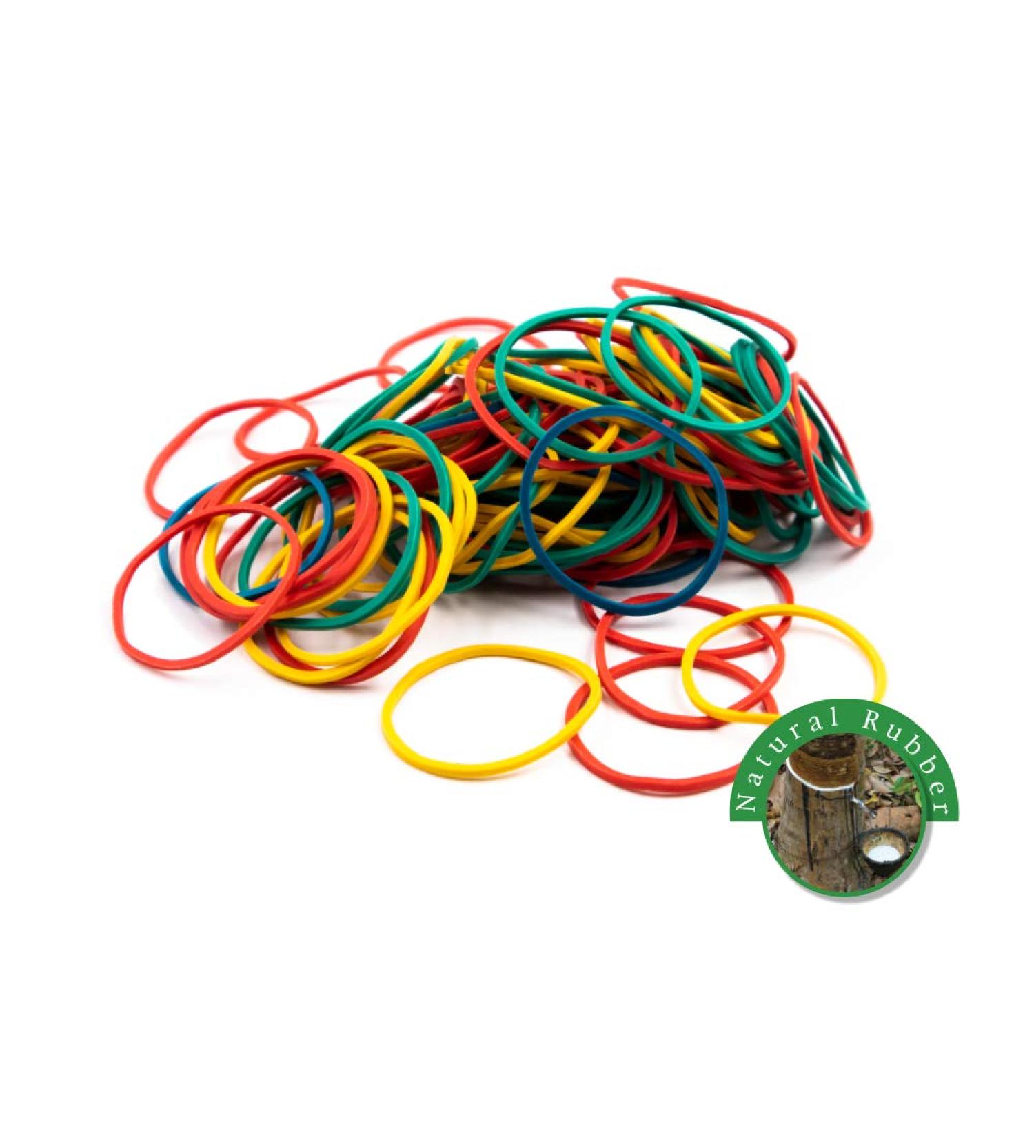 Rubber Bands 500 Pcs Jumbo Large Size No Break & Damage Stretchy Elastic Premium Quality Made in Vietnam Hair Ties (Assorted - 4 Pack of 125 Pcs) - Buy Online on GoSupps.com