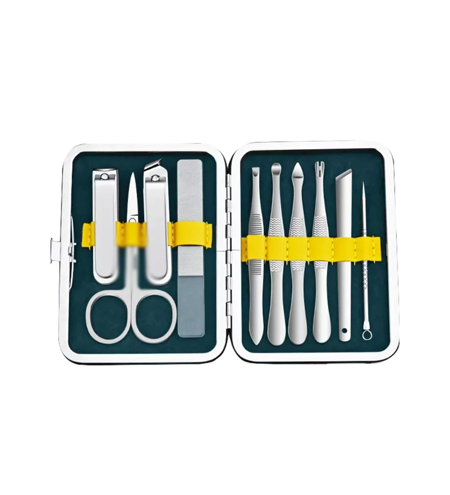 Portable Nail Clippers Stainless Steel Nail Cutter Travel Design with Built in Nail File for Men and Women (Color : Silver C) - Buy Online on GoSupps.com