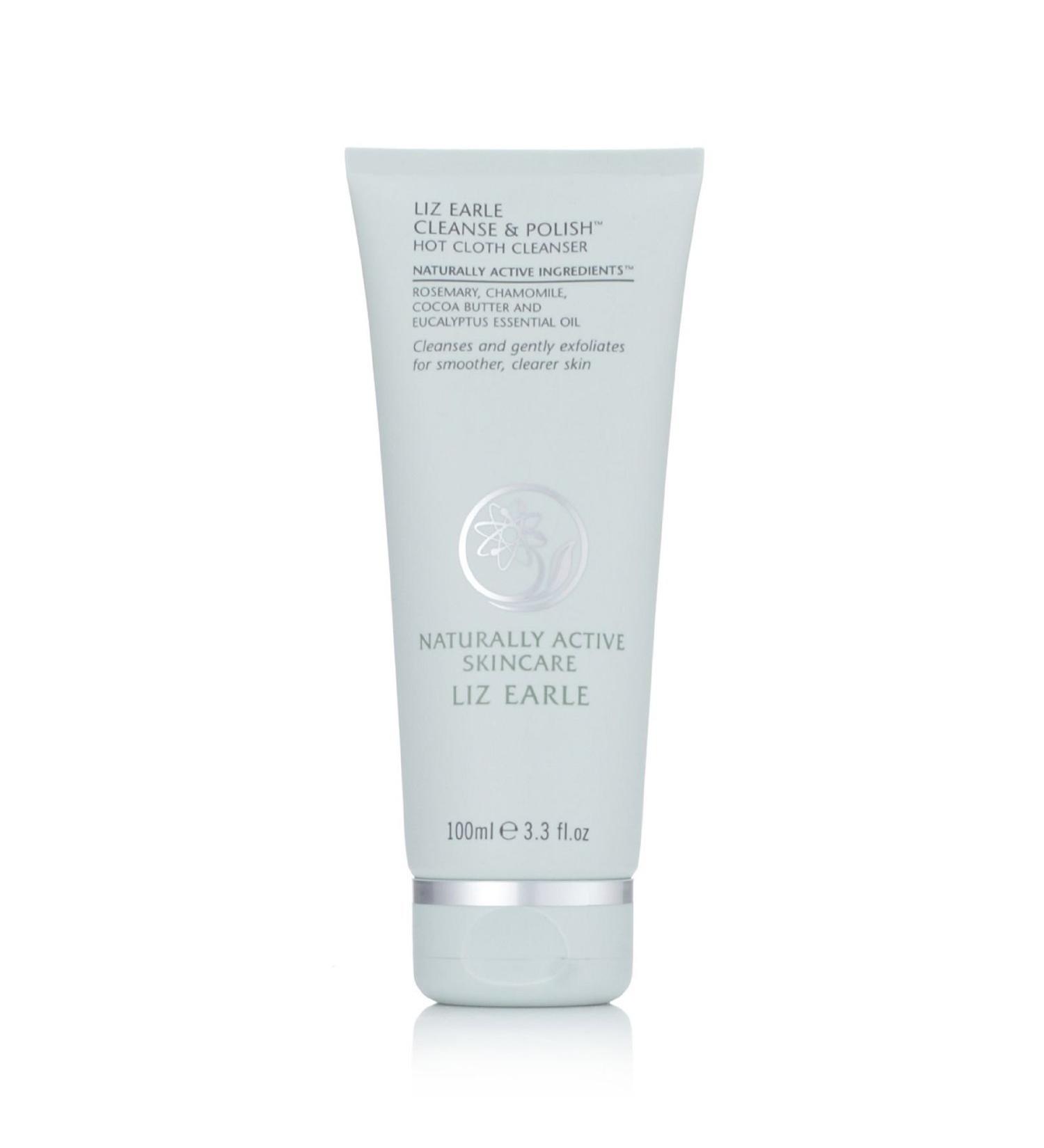 Liz Earle Cleanse and Polish 100ml tube with 2 Muslin Cloths