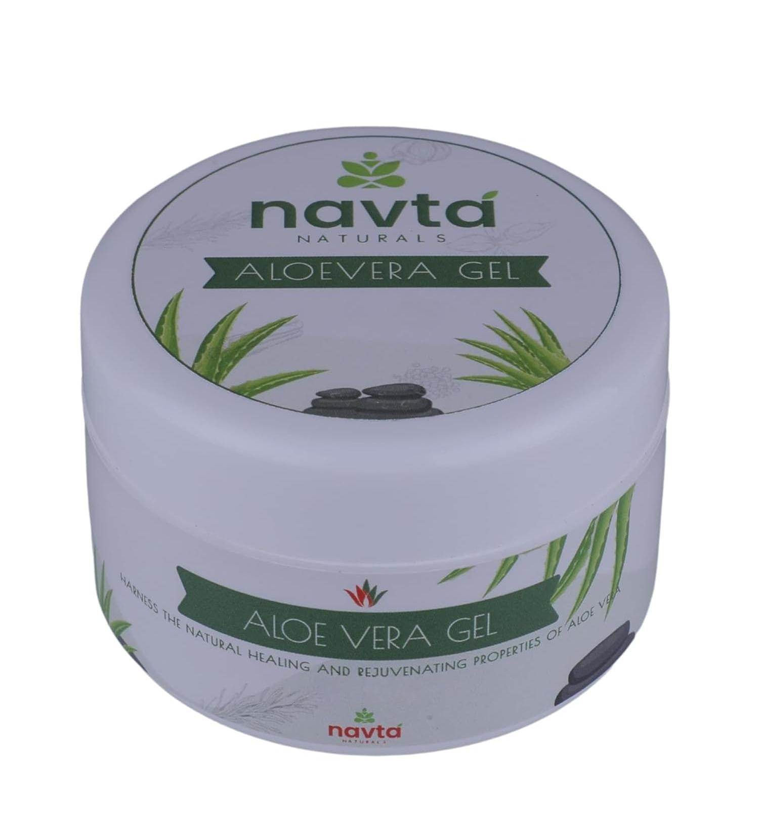 PRZX Aloe Vera Gel 100g | Hydrating & Refreshing Gel for Face Hair & Skin | Pure Multipurpose Gel for Daily Use