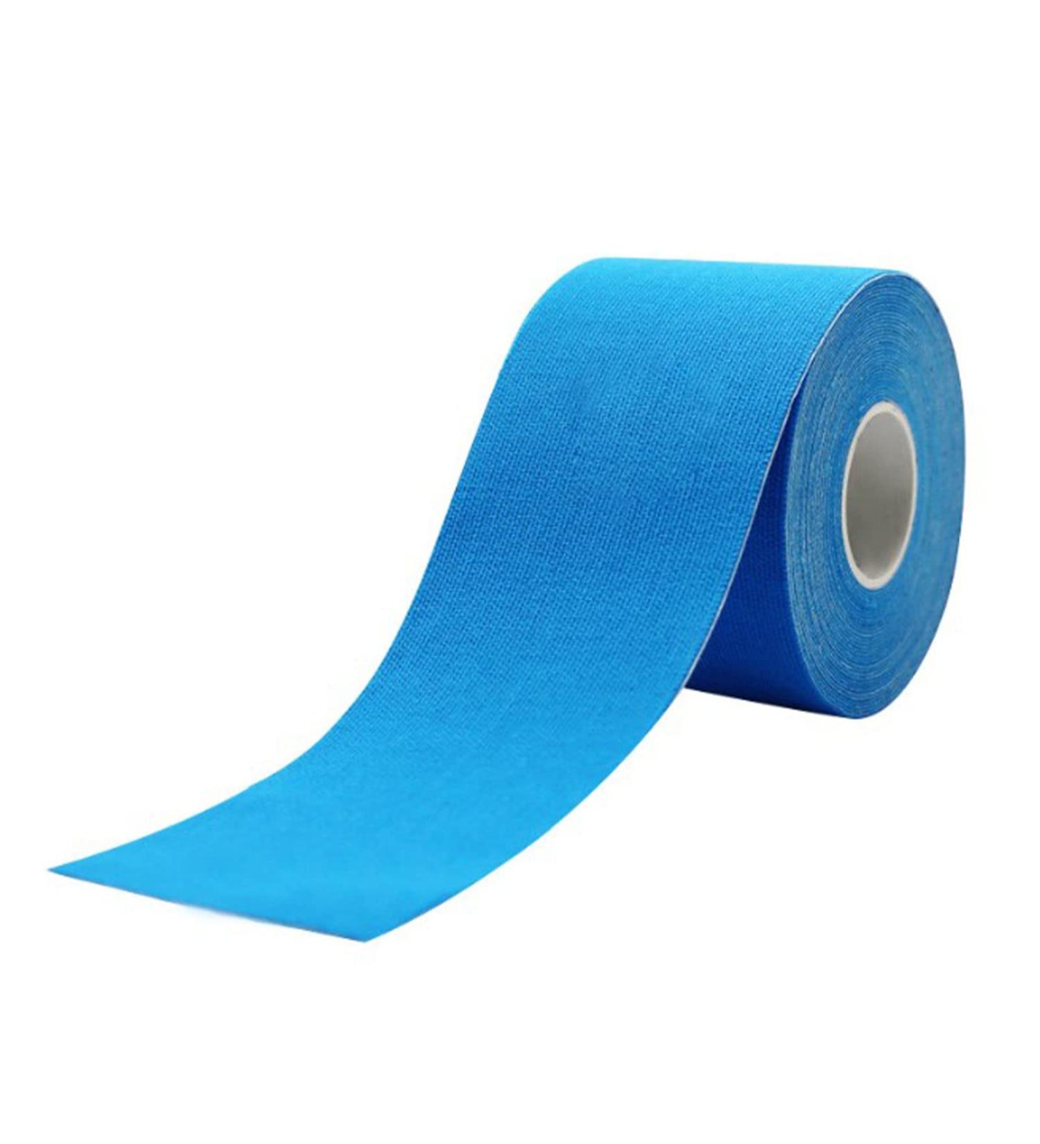 Buy Blue Muscle Tape | 16.5ft Waterproof & Breathable Sports Tape for Outdoor Fitness - Buy Online on GoSupps.com