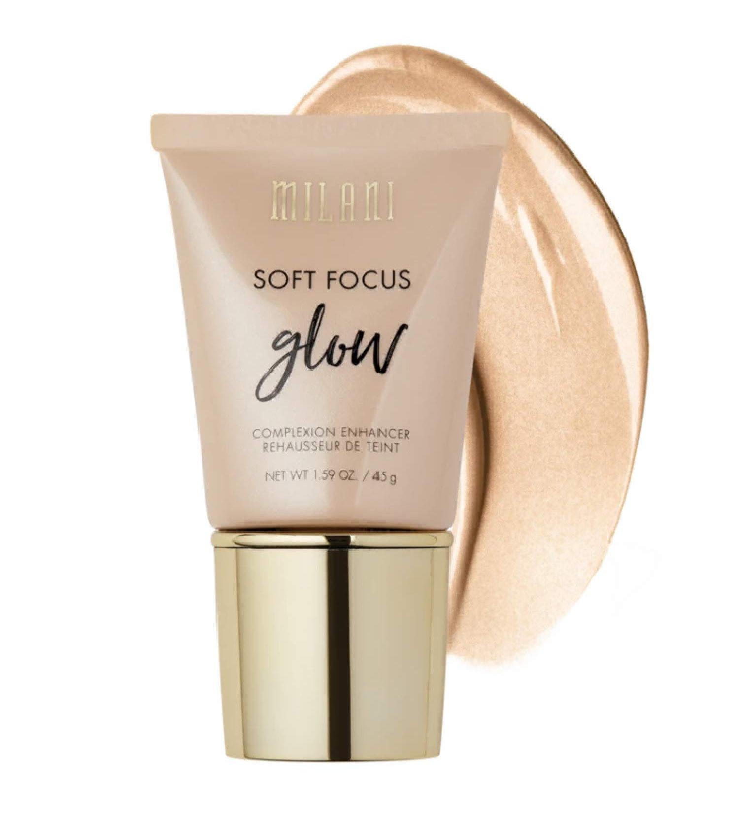 Milani Soft Focus Glow Complexion Enhancer - Nude Glow Highlighter (1.59 oz) | Vegan & Cruelty-Free Liquid Formula to Brighten Skin - Buy Online on GoSupps.com