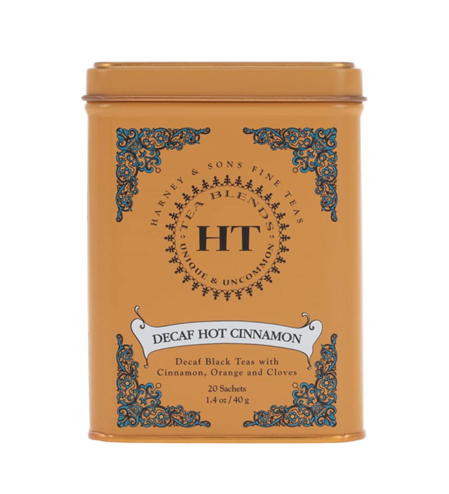 Harney & Sons HT Decaf Hot Cinnamon Tea - 20 Tea Sachets (1.4 oz) - Buy Online on GoSupps.com