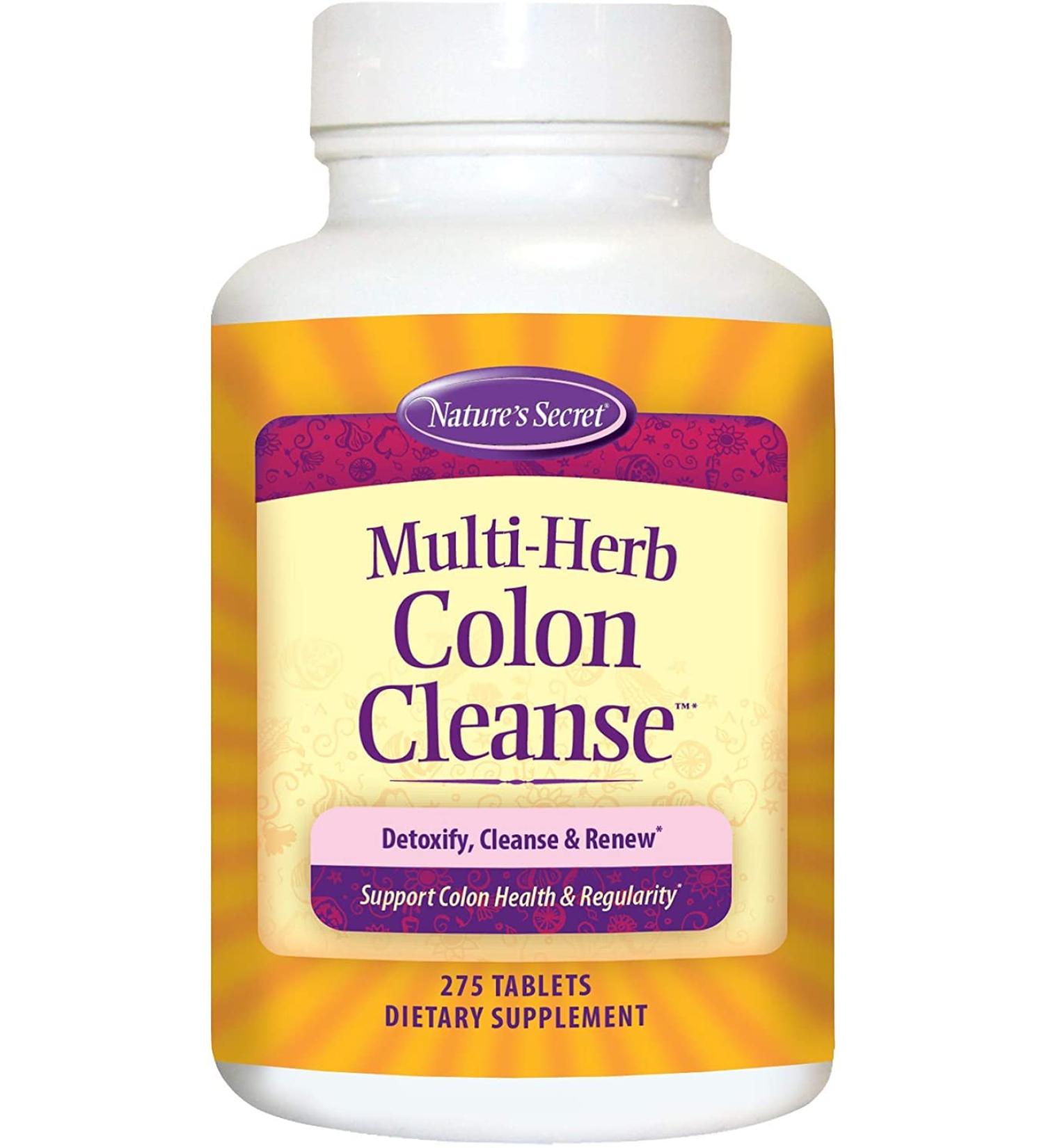 Nature's Secret Multi-Herb Colon Cleanse 275 Count - Buy Online on GoSupps.com