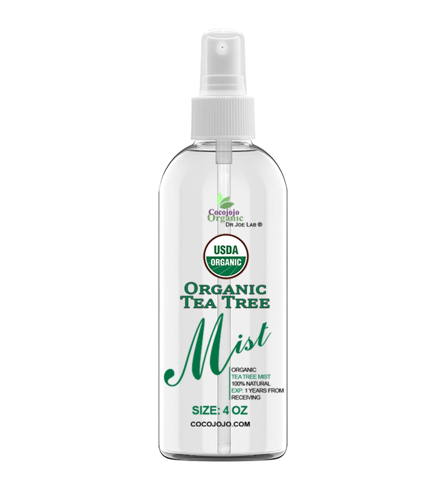 Dr Joe Lab Organic Tea Tree Mist For Skincare - USDA Certified - 4 oz- Face Spray - Soothing & Relaxing -Pure Essential Oil & Glycerin and Body Spray. 4 Fl Oz (Pack of 1) - Buy Online on GoSupps.com