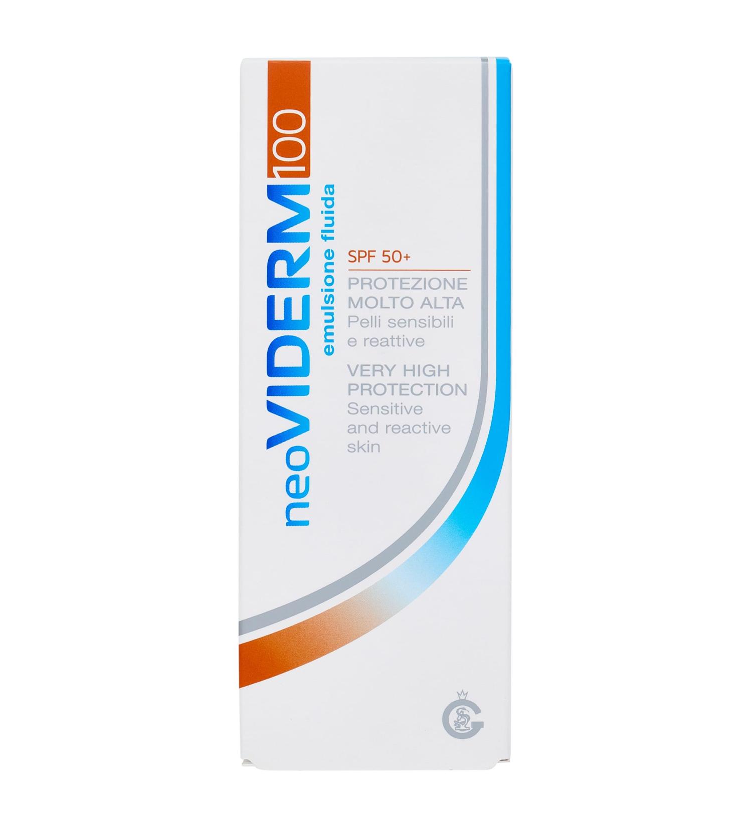 Rilastil NeoViderm 100 LSF50+ Emulsie vloeibare protection Sensitive Reactive Skin 50 ml